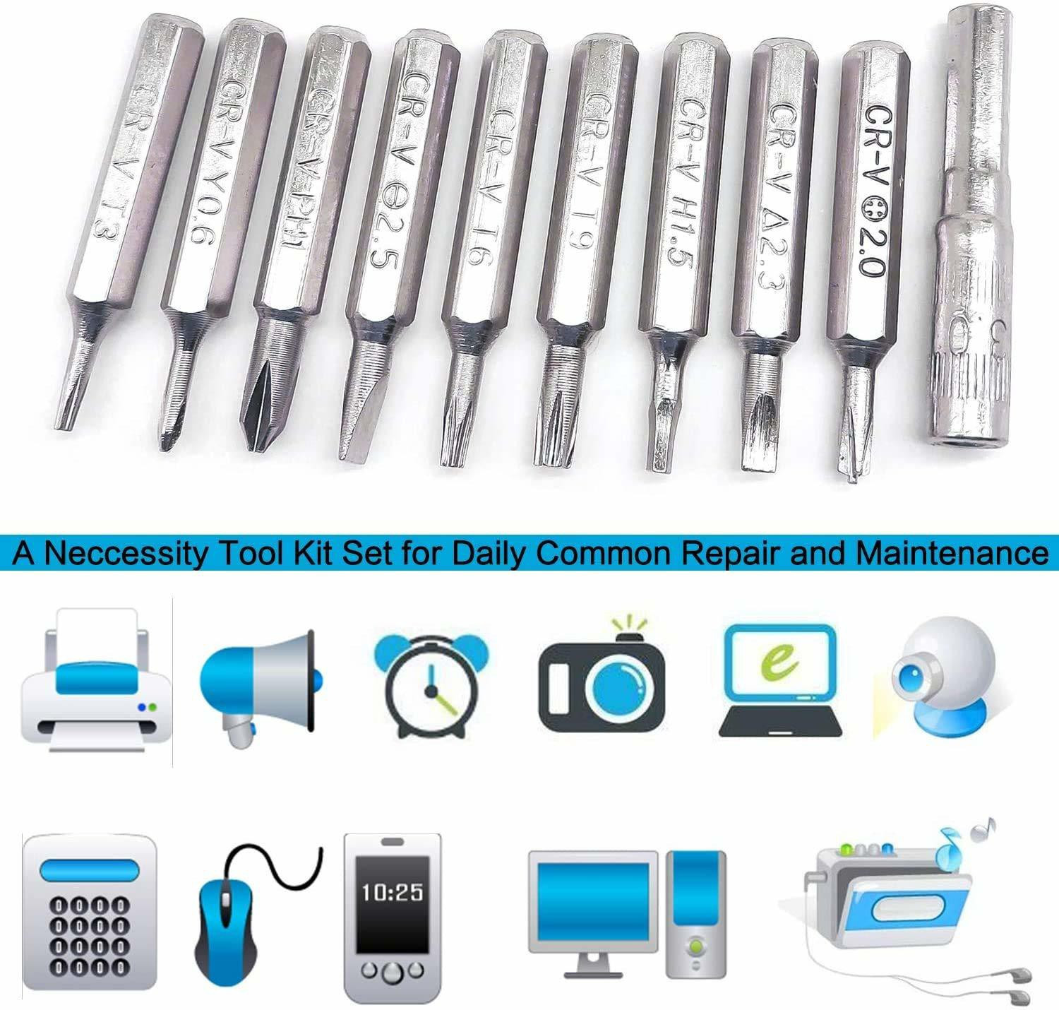 Image of LipiWorld PC Repair Screwdriver Set 110 in 1 Professional Screwdriver Set, Repair Tool Kit Precision Screwdriver Set