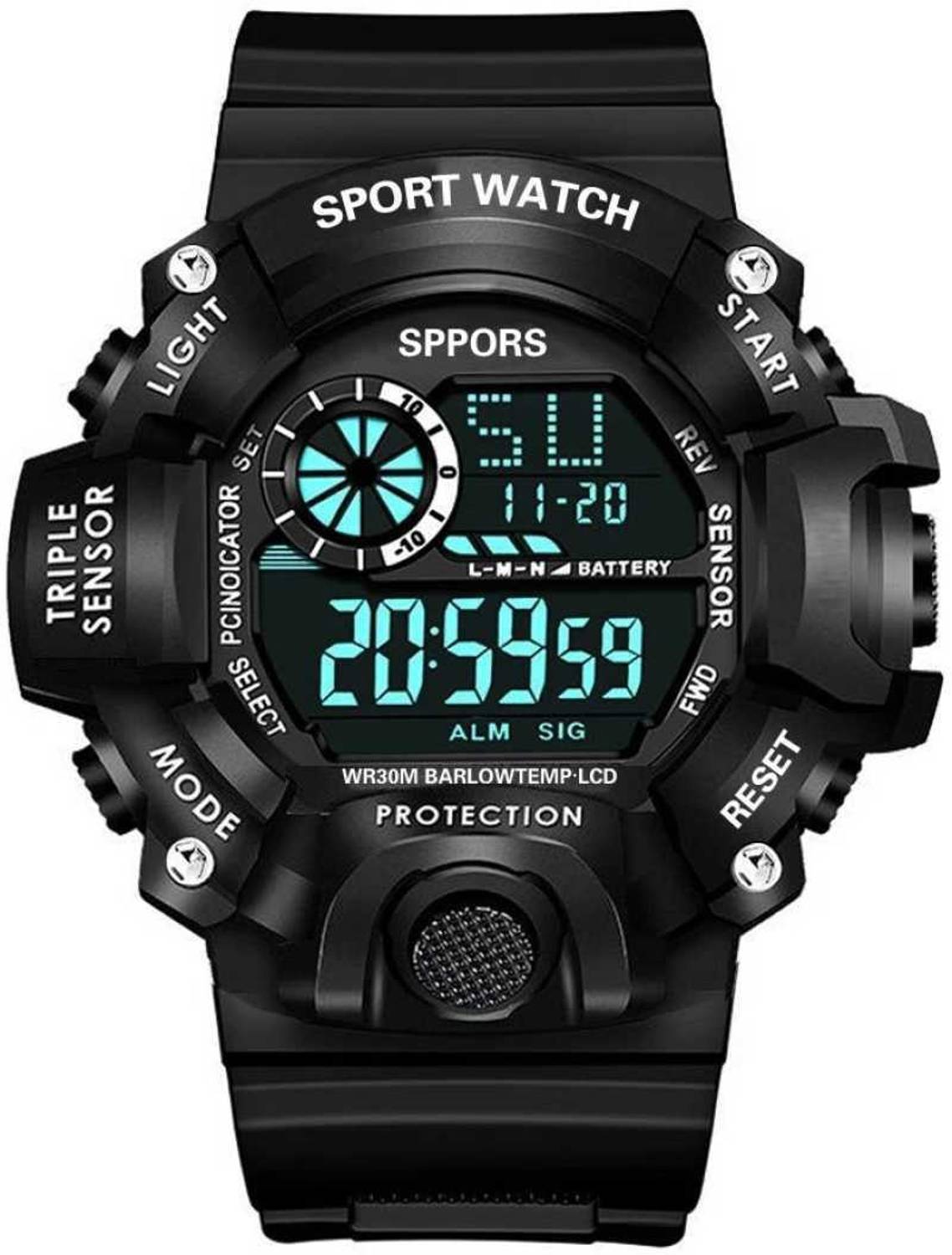 Acnos Water Resistance Water Resistance Digital Watch  - For Men