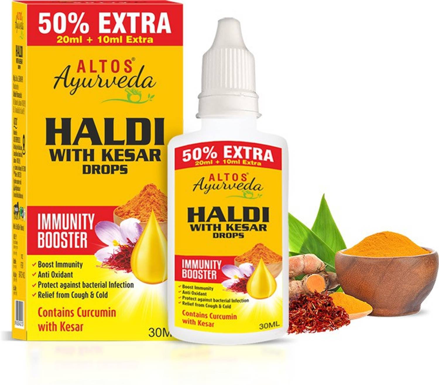 ALTOS Haldi With Kesar Drops 30ml+30ml