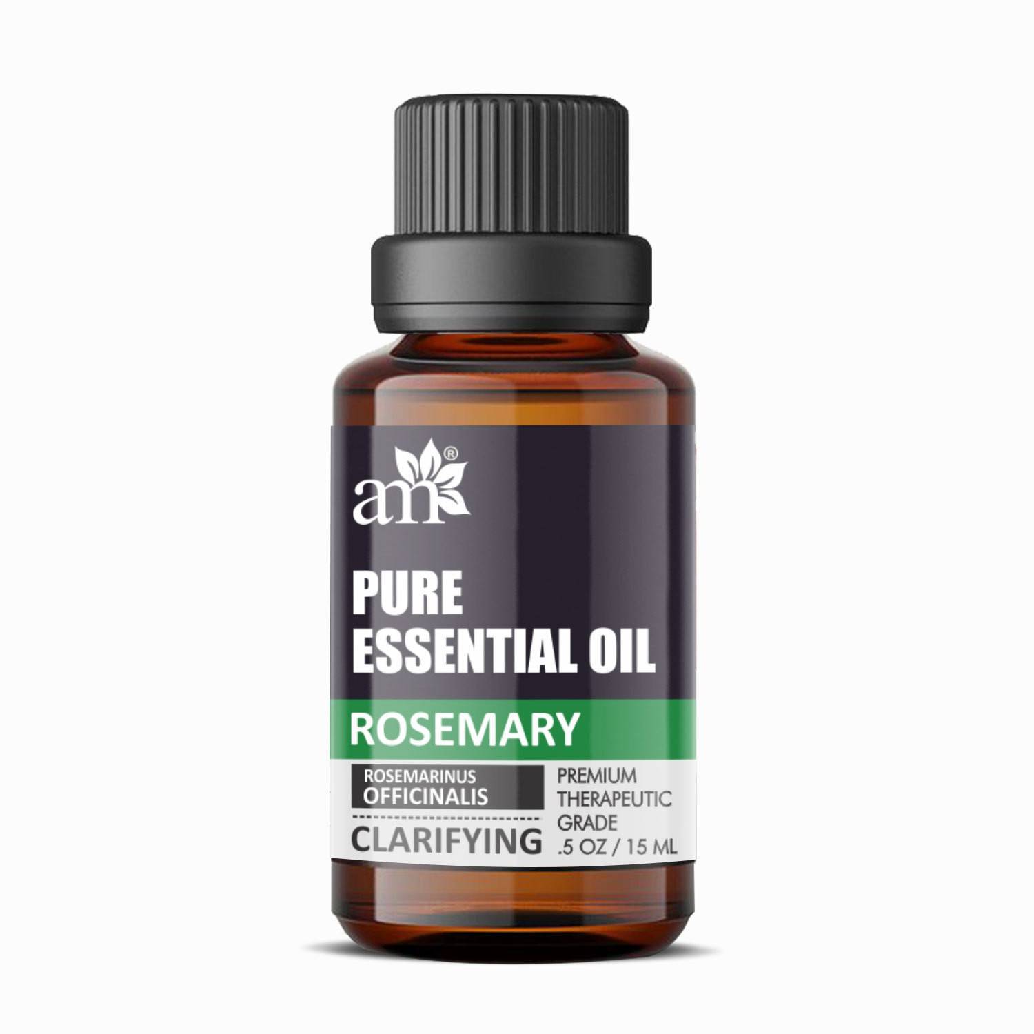 aromamusk Rosemary Oil - Clarifying - Rosemarinus Officinalis Pure Aroma Essential Oil