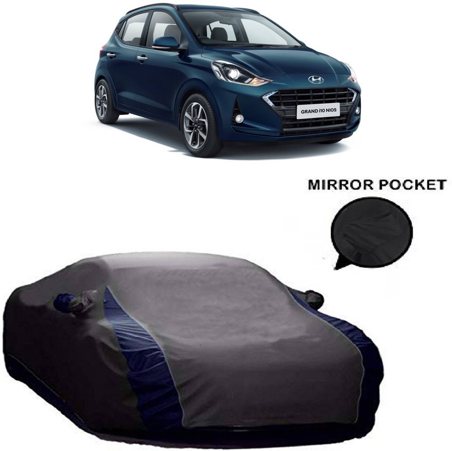 Ascension Car Cover For Hyundai Grand i10 Nios (With Mirror Pockets)