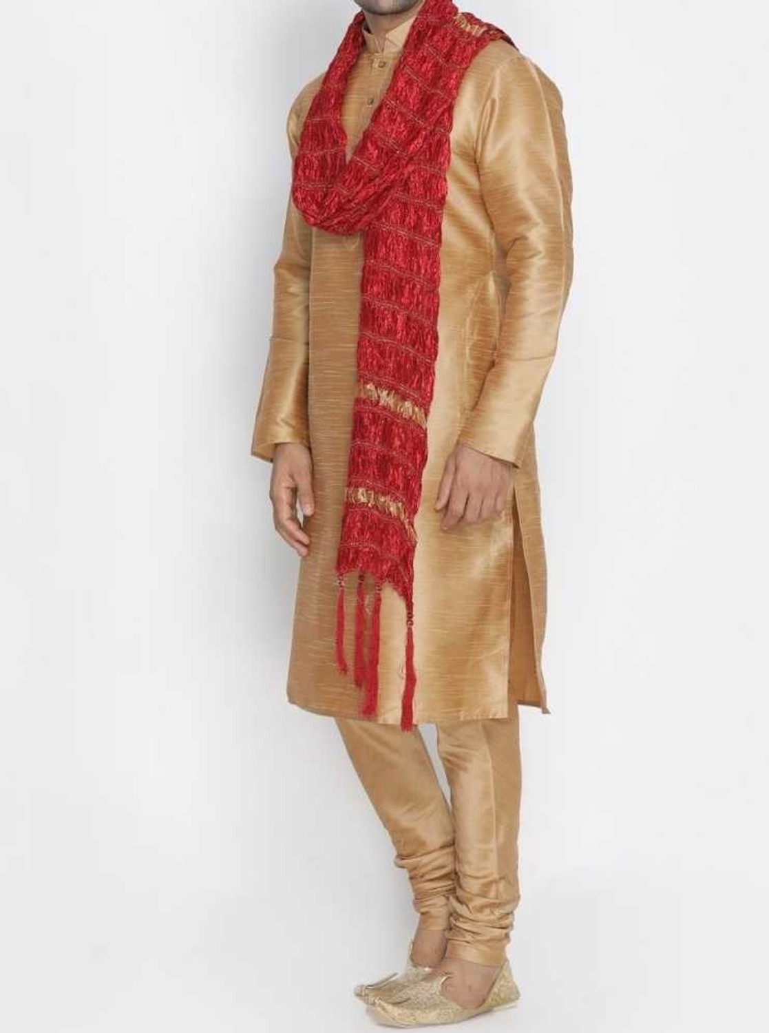 Image of best smart choice Art Silk Self Design Men Dupatta