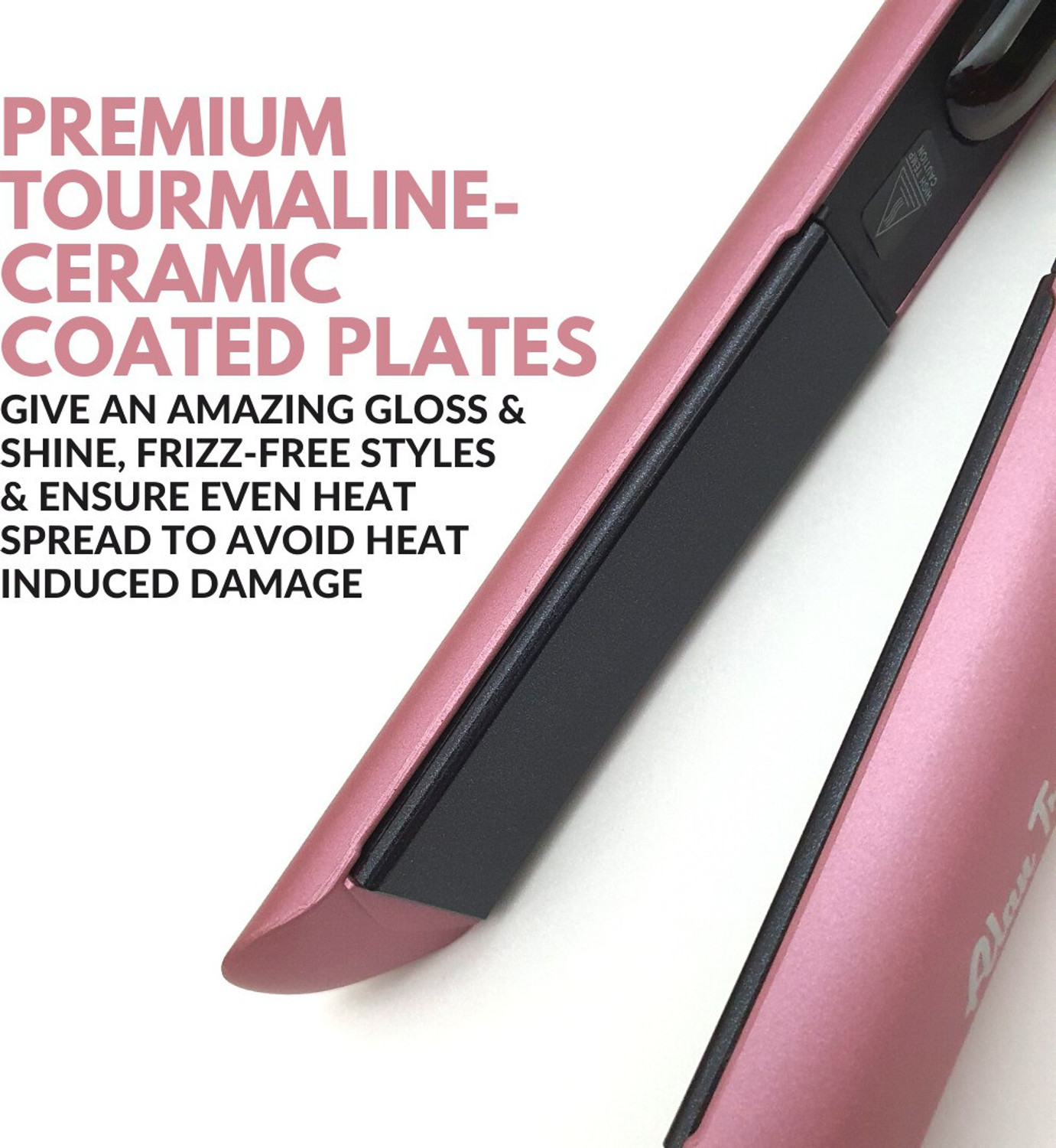 Image of Alan Truman AT-104 Soft Pink Tourmaline Ceramic Hair Straightener