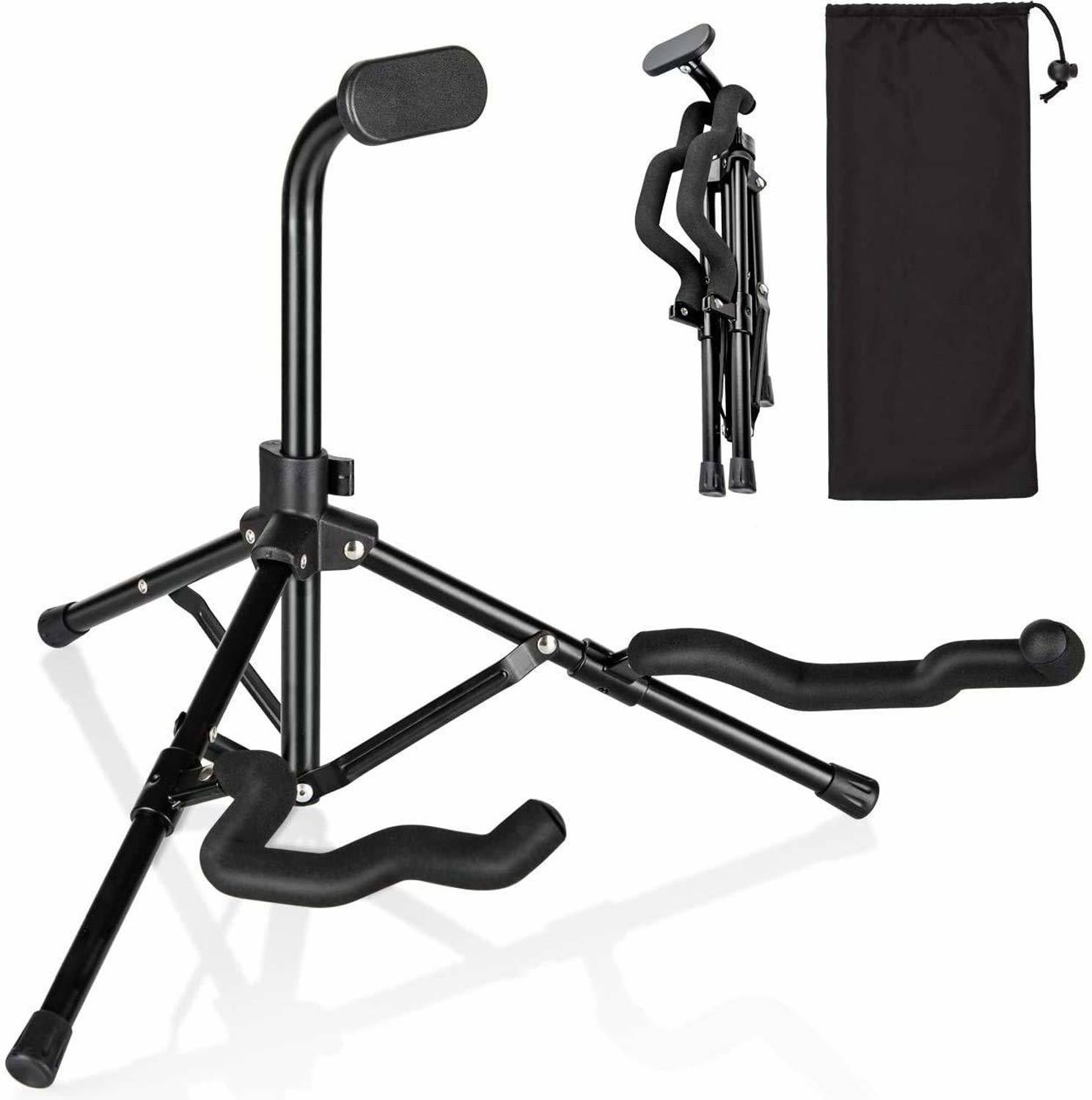 KADENCE Guitar Folding Stand, Tripod, Ukulele, Violin, Banjo and Mandolin (NK51) A Frame Stand