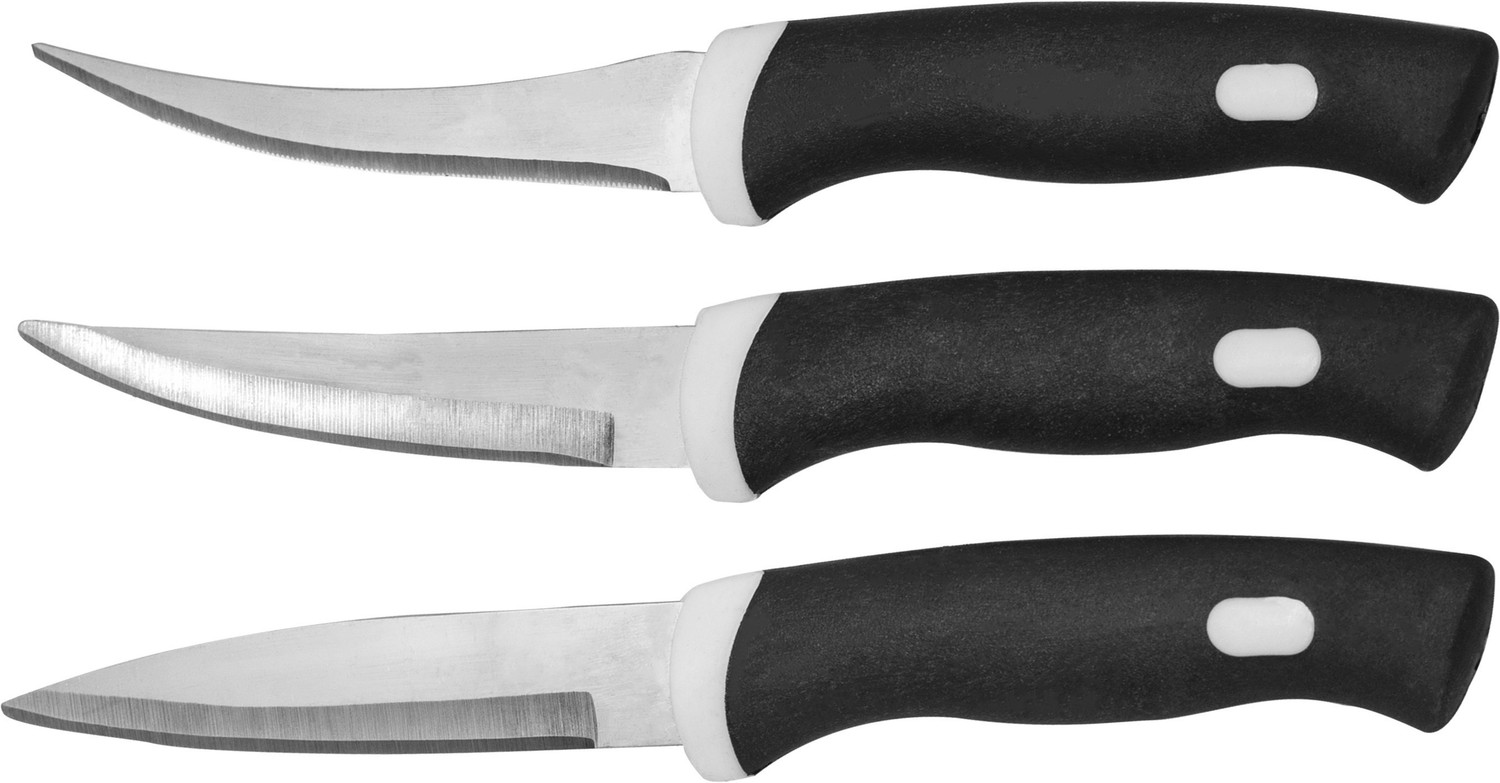 Image of LA'FORTE 3 Pc Stainless Steel Knife Set LAFPKS-003