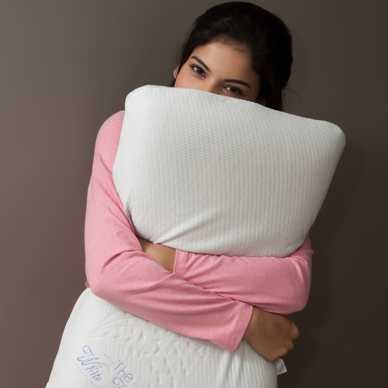 Image of The White Willow Memory Foam, Air Orthopaedic Pillow Pack of 1 Motifs Regular Sleeping Ventilated Active
