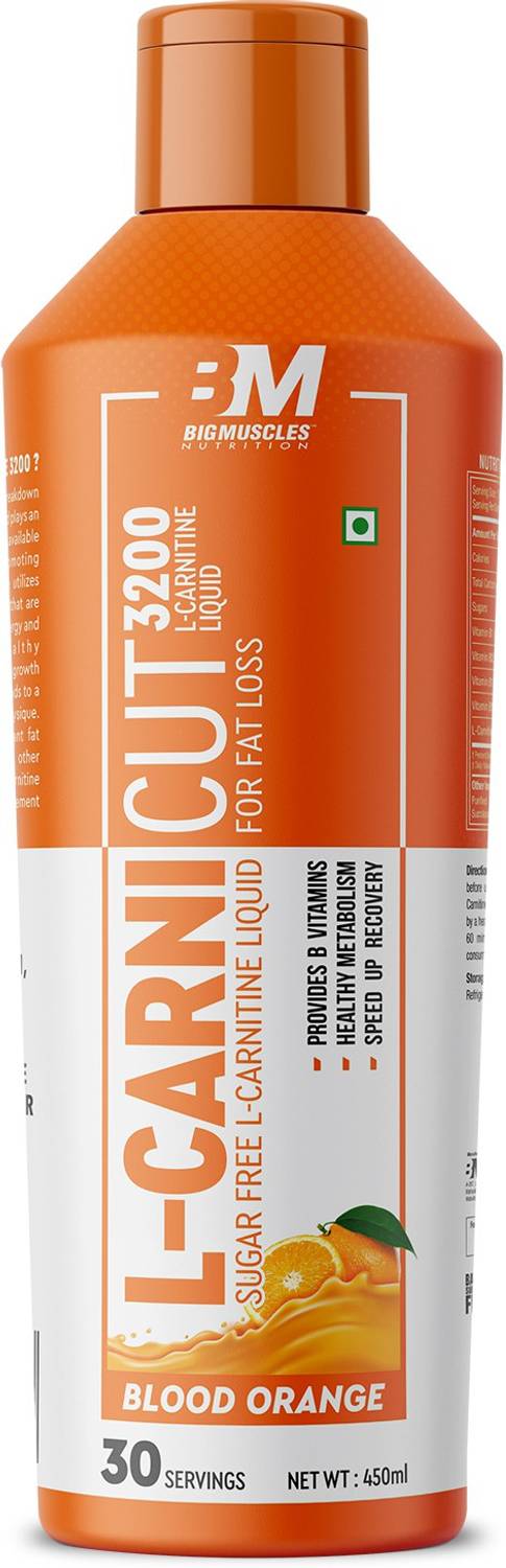 BIGMUSCLES NUTRITION L-Carnicut Liquid L-Carnitine With Vitamin B [30  Servings ]