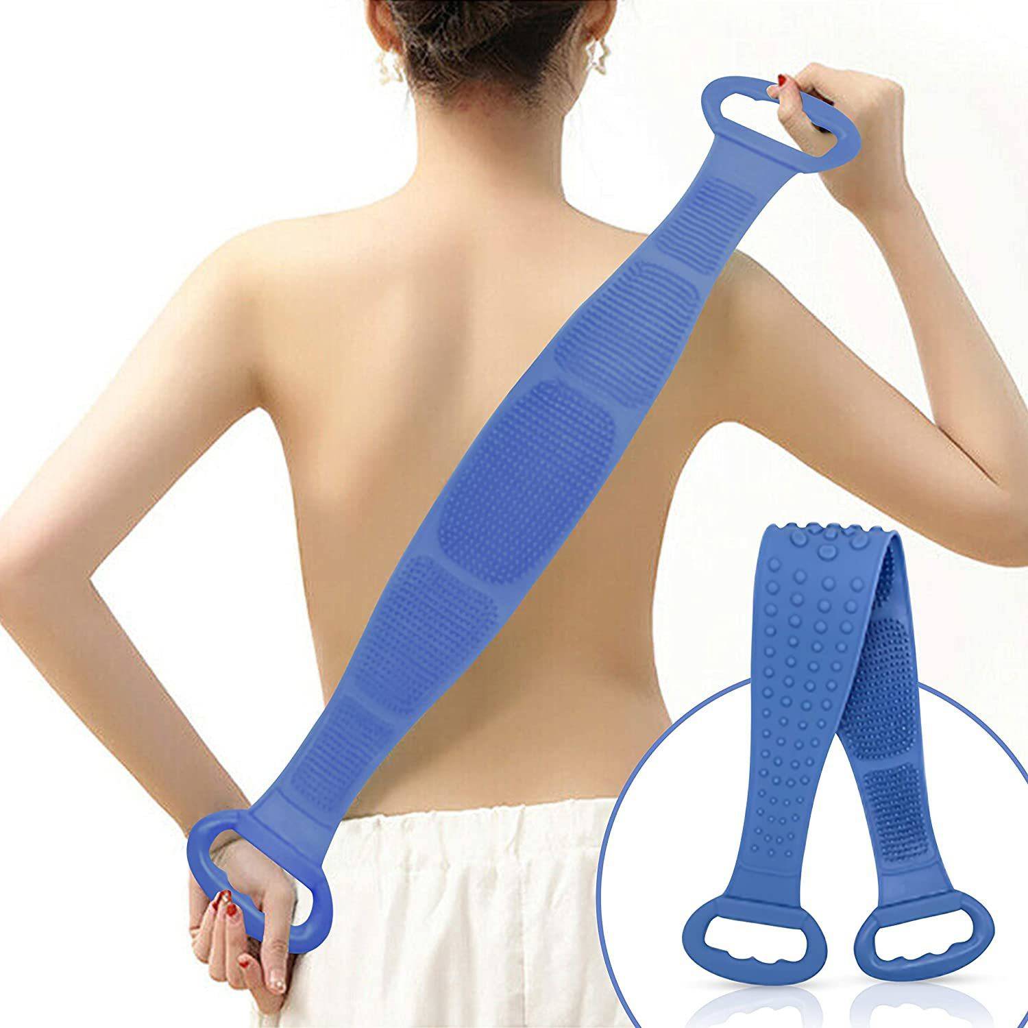 AMAZING STAR FASHION Bath Brush Bathing Belt Body Wash Back Scrubber Body Washer For Dead Skin Remove