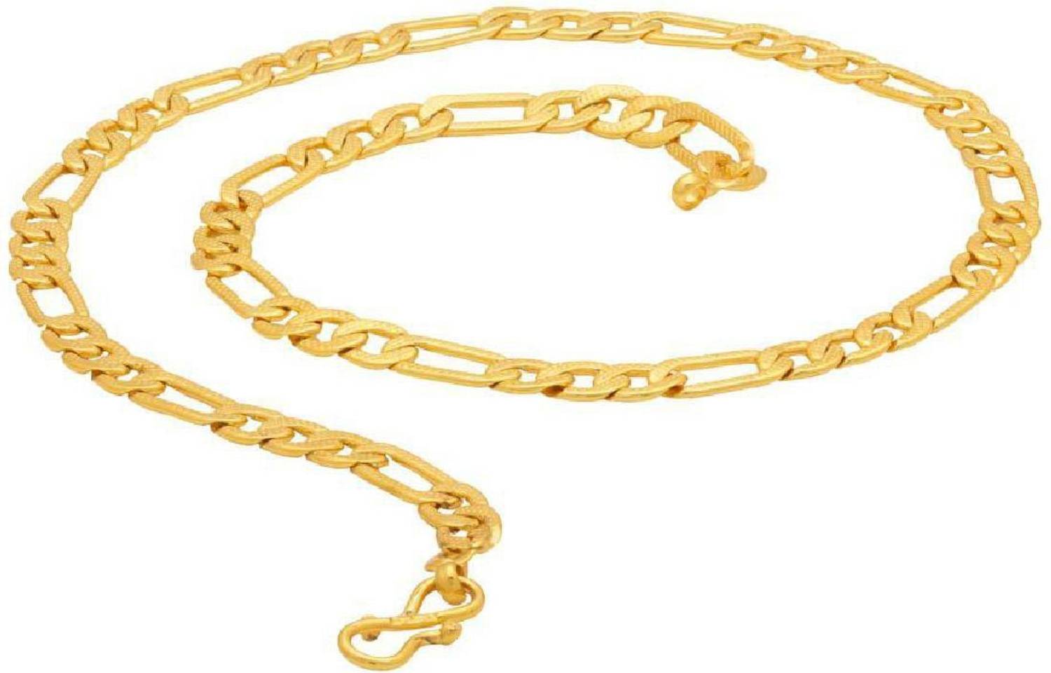 3SIX5 Artificial Classic Plain Gold-plated Plated Brass Chain