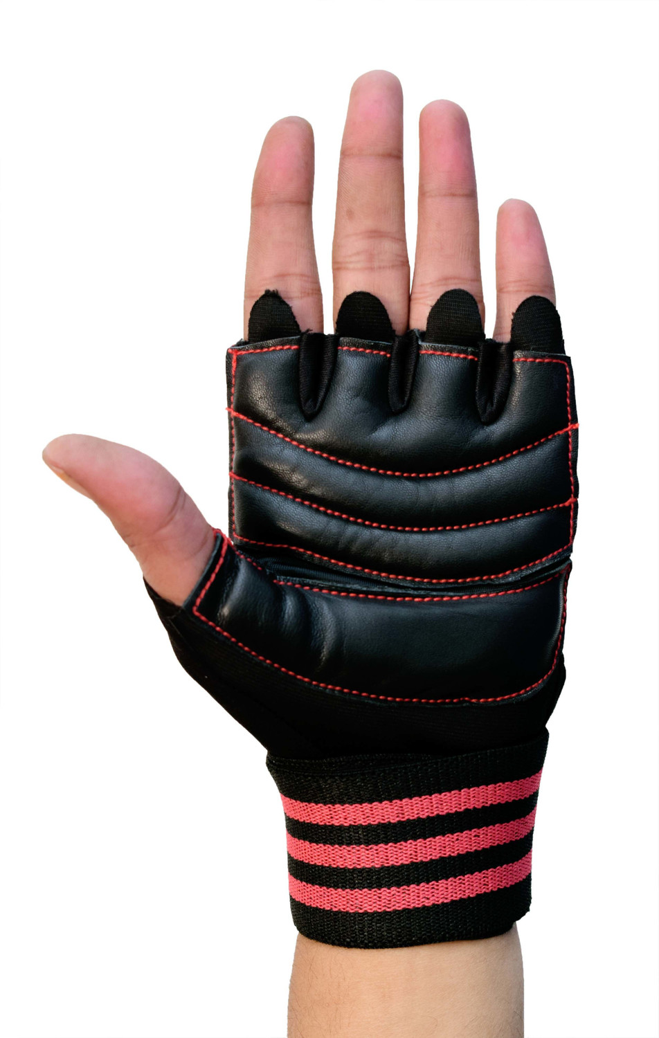 Image of VK Fashions Lycra Gym Gloves for Weightlifting, Crossfit, Fitness Gym & Fitness Gloves
