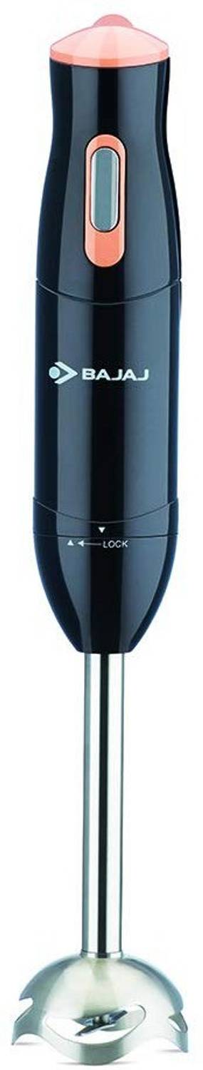 BAJAJ 300 W Black & Peach Hand Blender (Majesty Hb)