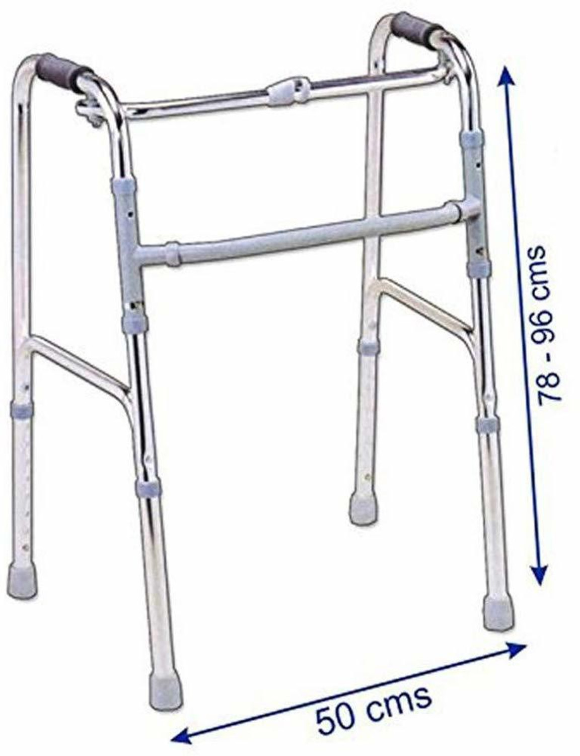 Image of veayva folding alluminium walker height adjustable Walking Stick