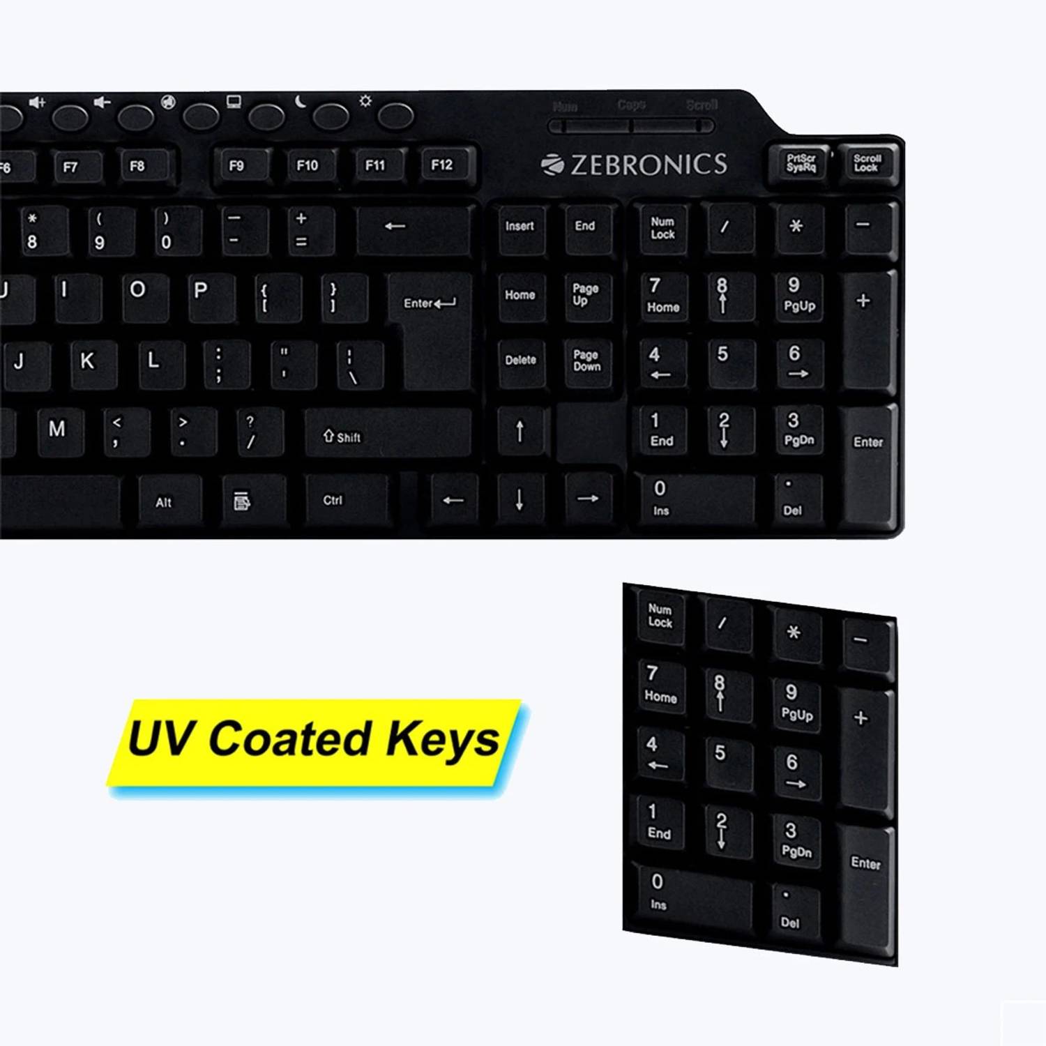 ZEBRONICS ZEB-KM-2100 Wired USB Keyboard - Image 2