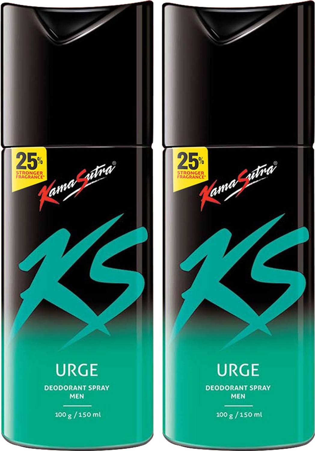 KS URGE Deodorant Spray - 600 ml Pack of 2 · 300 ml (600 ml total) - Image 1