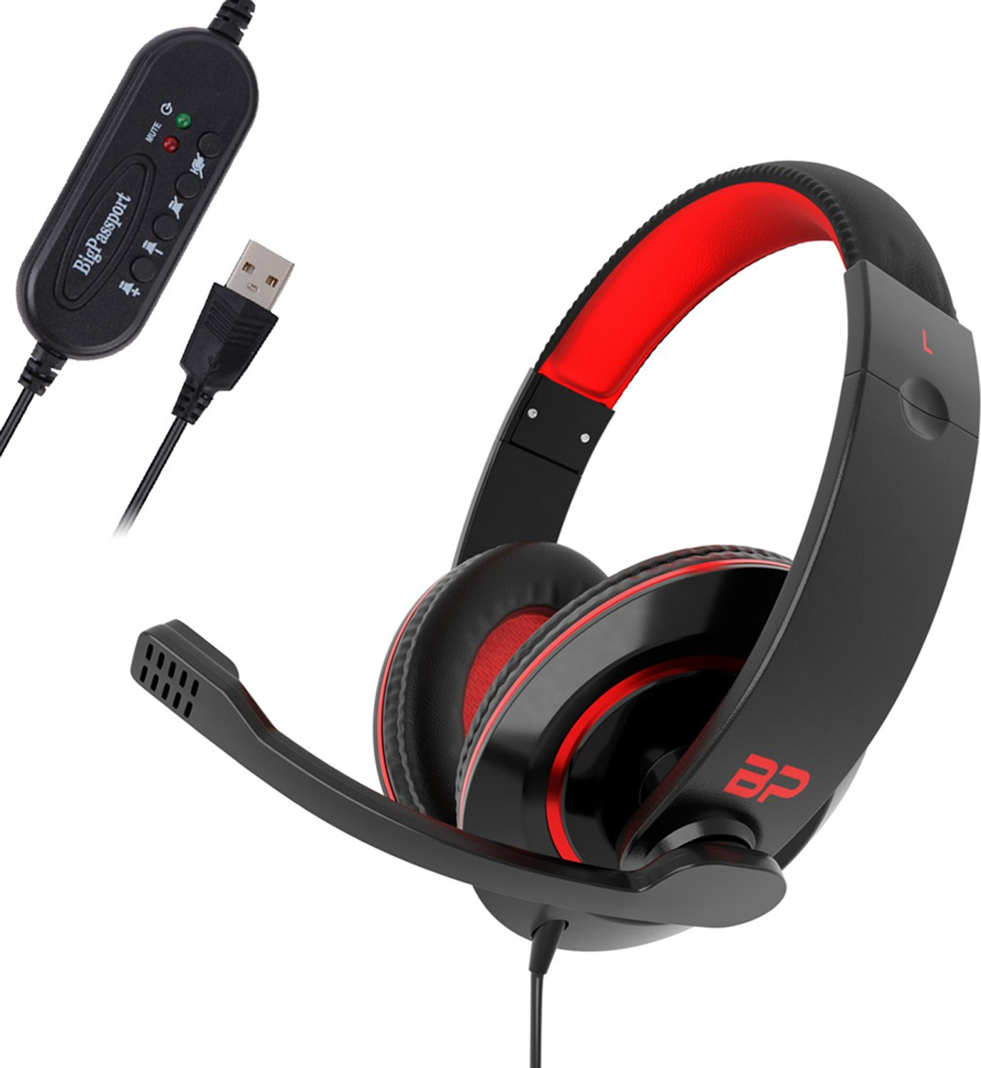 Image of BigPassport Pro-Boom 722 Black Wired Gaming