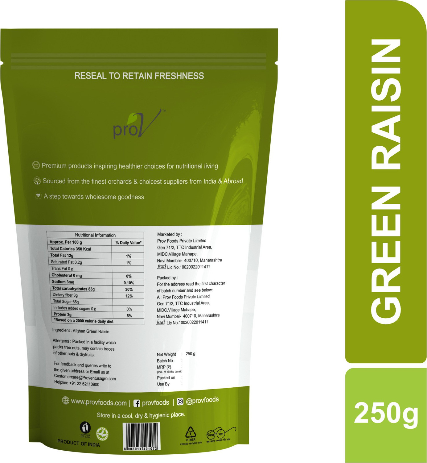 Image of ProV Premium Green Raisins