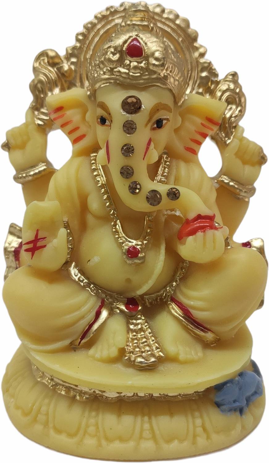 gift inn Car Ganesha Decorative Showpiece - 9 cm