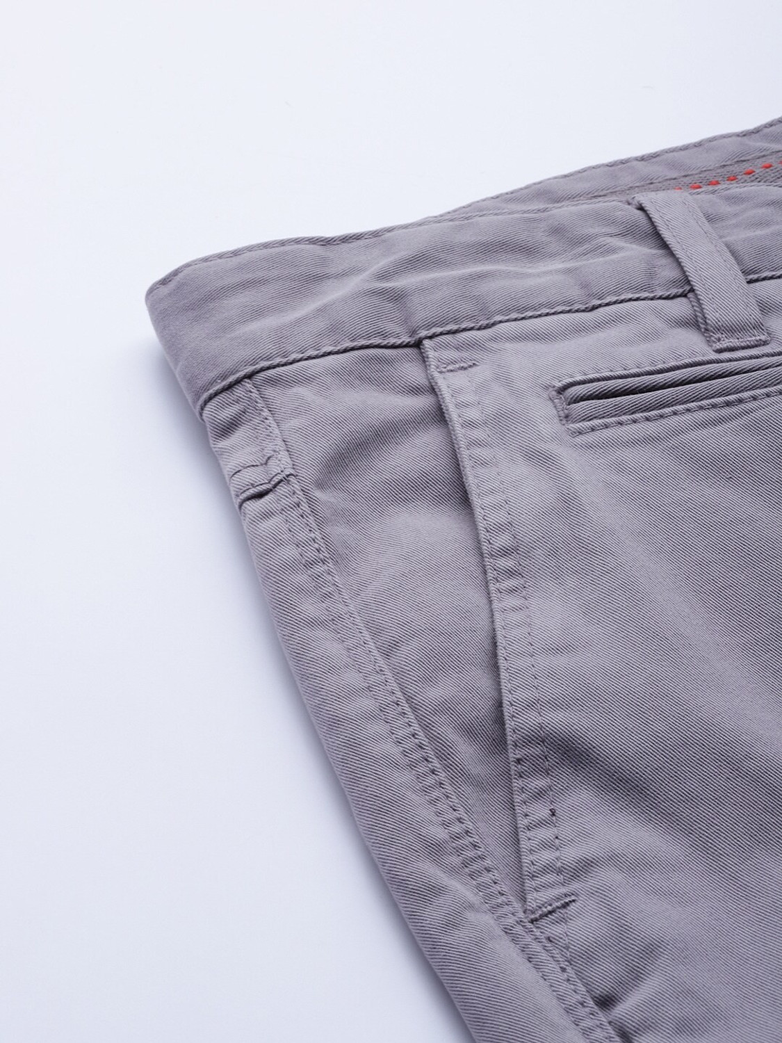 Image of Roadster Regular Fit Men Grey Trousers