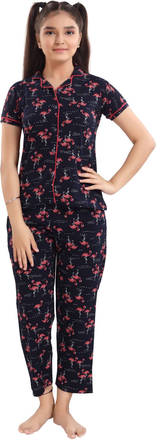 AV2 Kids Nightwear Girls Printed Fleece Blend