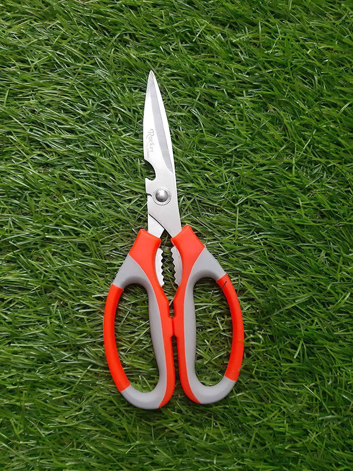 Amarud High Grades Stainless Steel Blades Multipurpose Kitchen Scissors (Pack of 1) Scissors