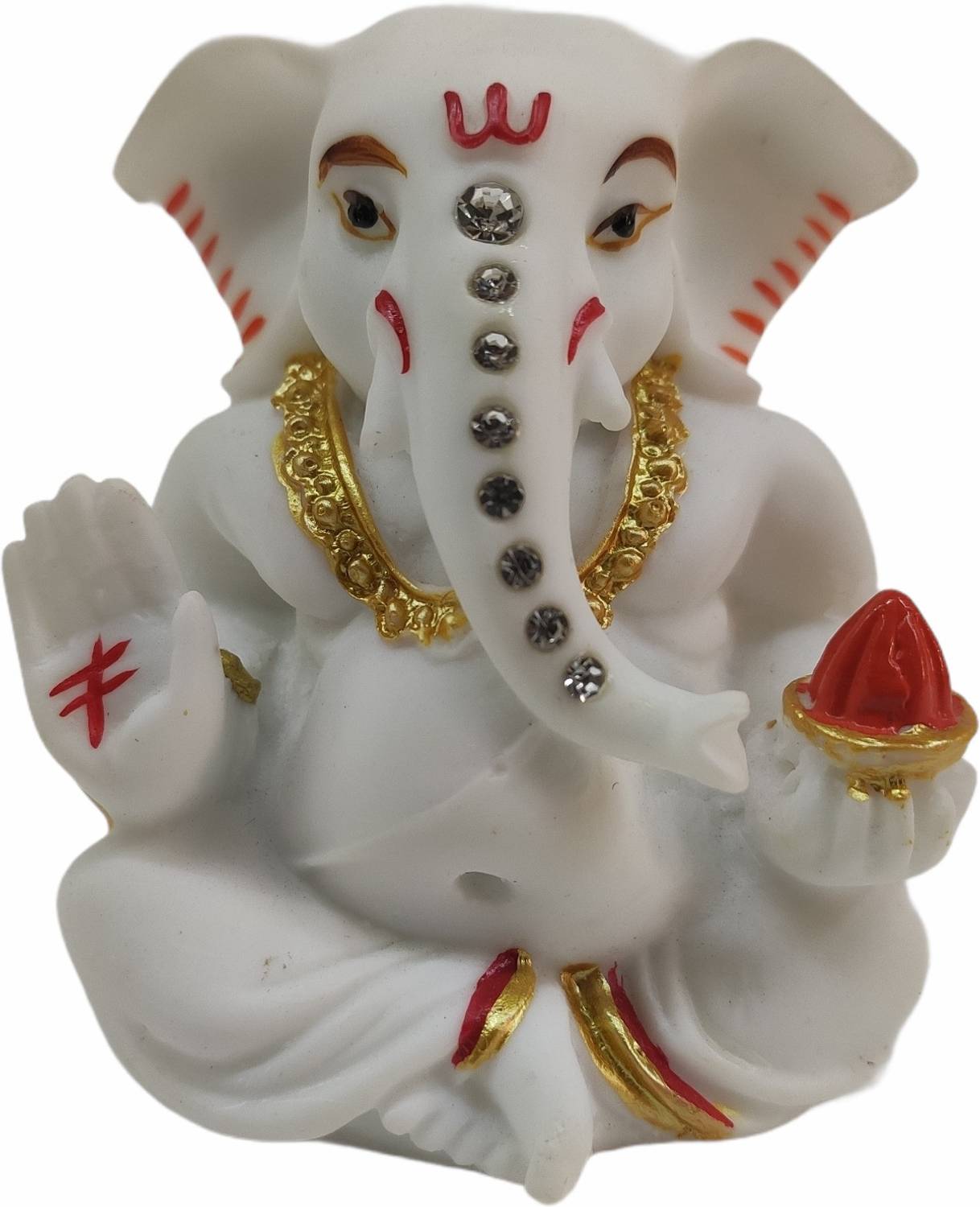 gift inn Car Ganesha Decorative Showpiece - 8 cm