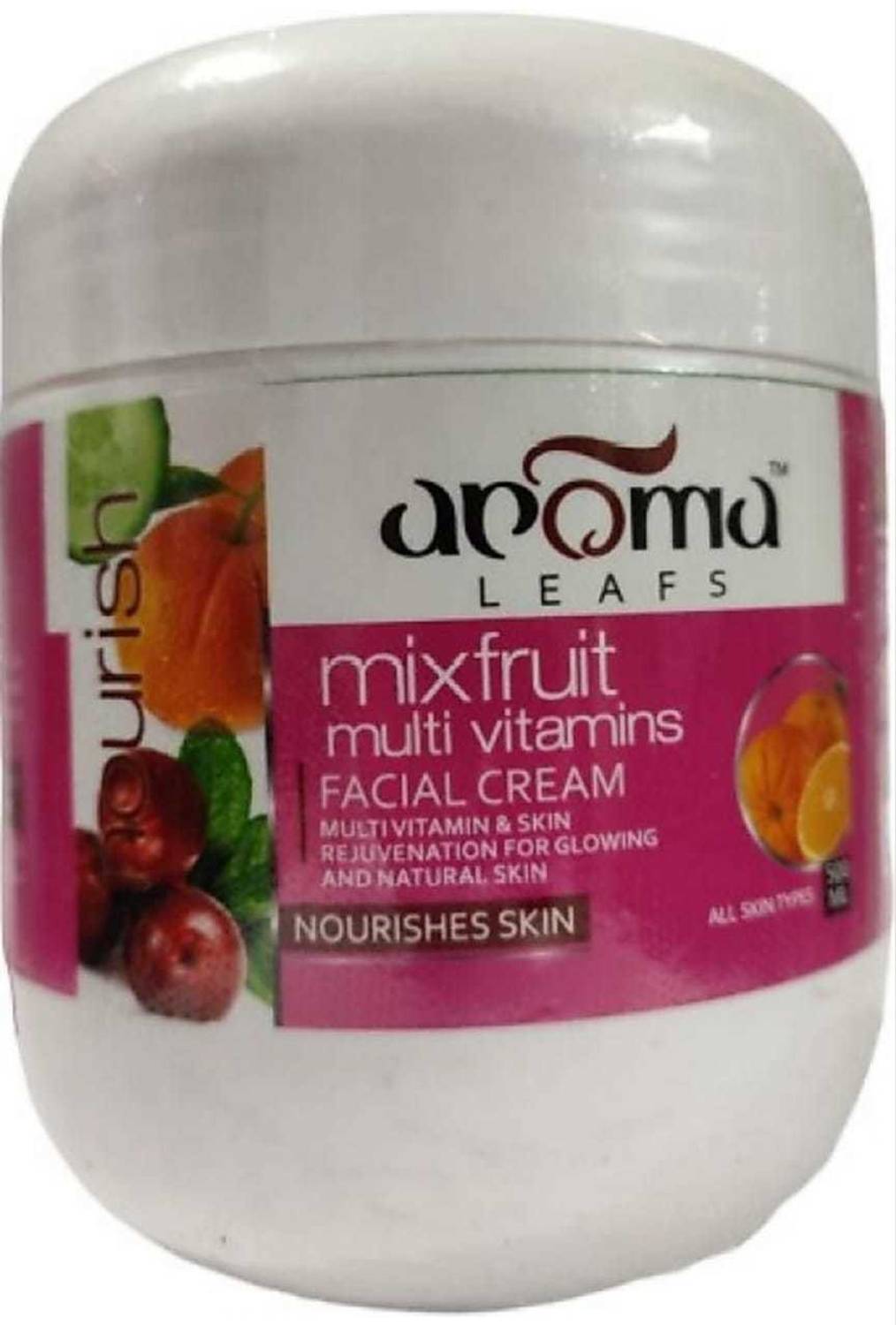 Aroma leafs MIX FRUIT MULTI VITAMINS MASSAGE CREAM ( 500 GRAMS)