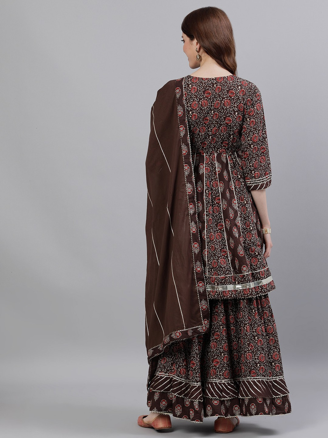 Image of Ishin Women Kurta Sharara Set