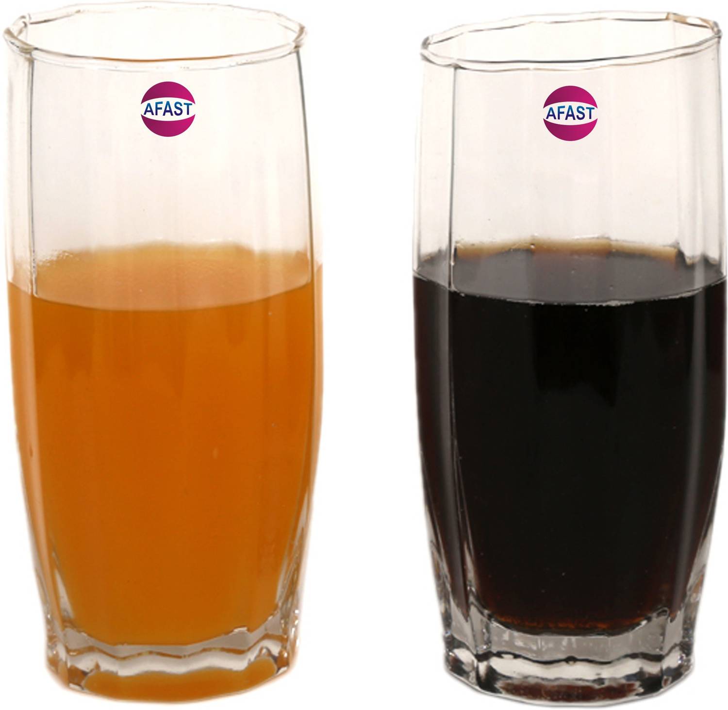 AFAST (Pack of 2) Multi-Purpose Beaver Tumbler Drinking Glass Set for Home Use (Set Of 2) -AA13 Glass Set Water/Juice Glass