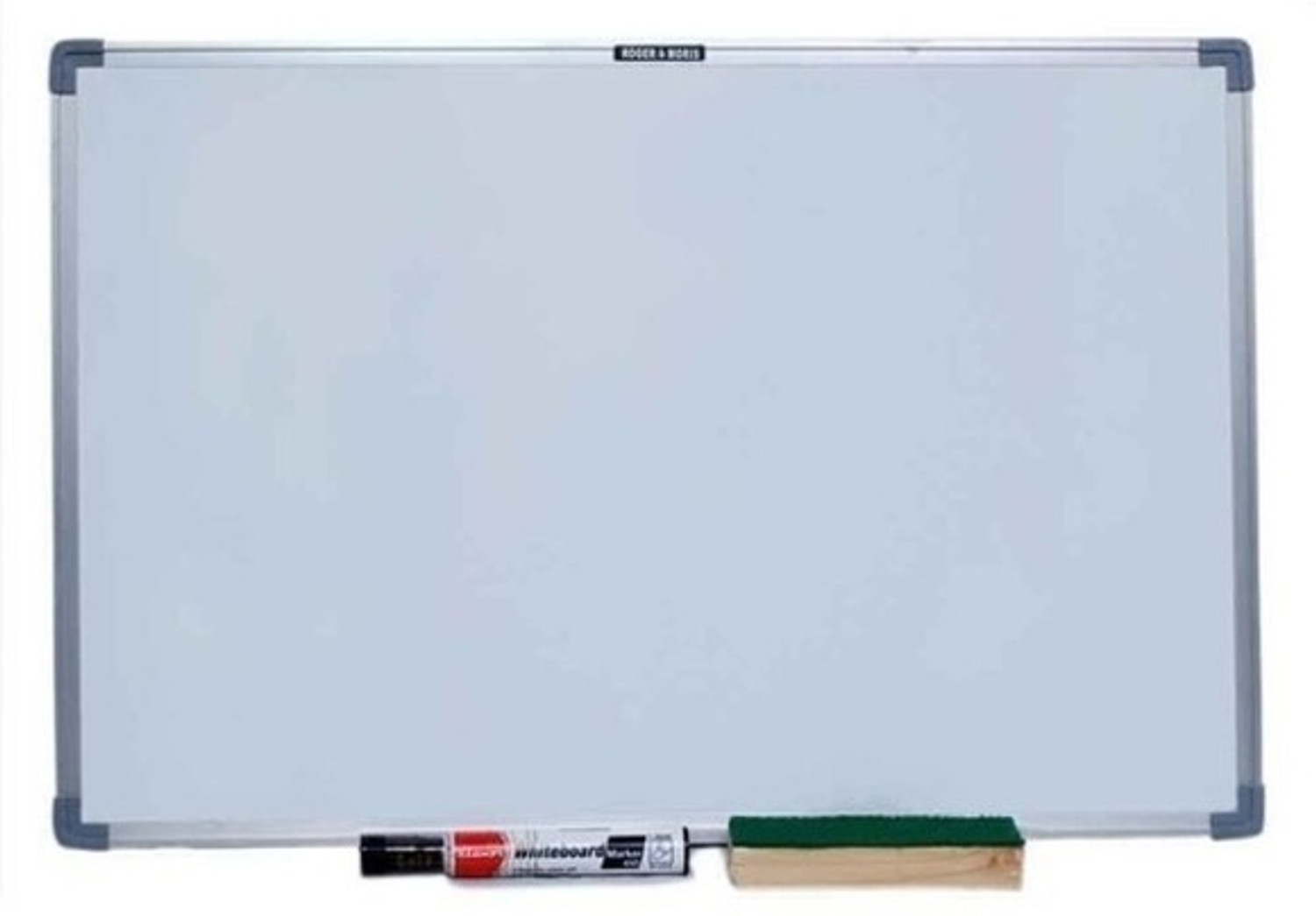Image of A.K Club Non Magnetic 2x1.5 feet Non Magnetic Regular Dry Erase White Marker Surface, 100% Smooth, 100% Warp-free, 100% Flat, Premium Design Whiteboard Whiteboards and Duster Combos