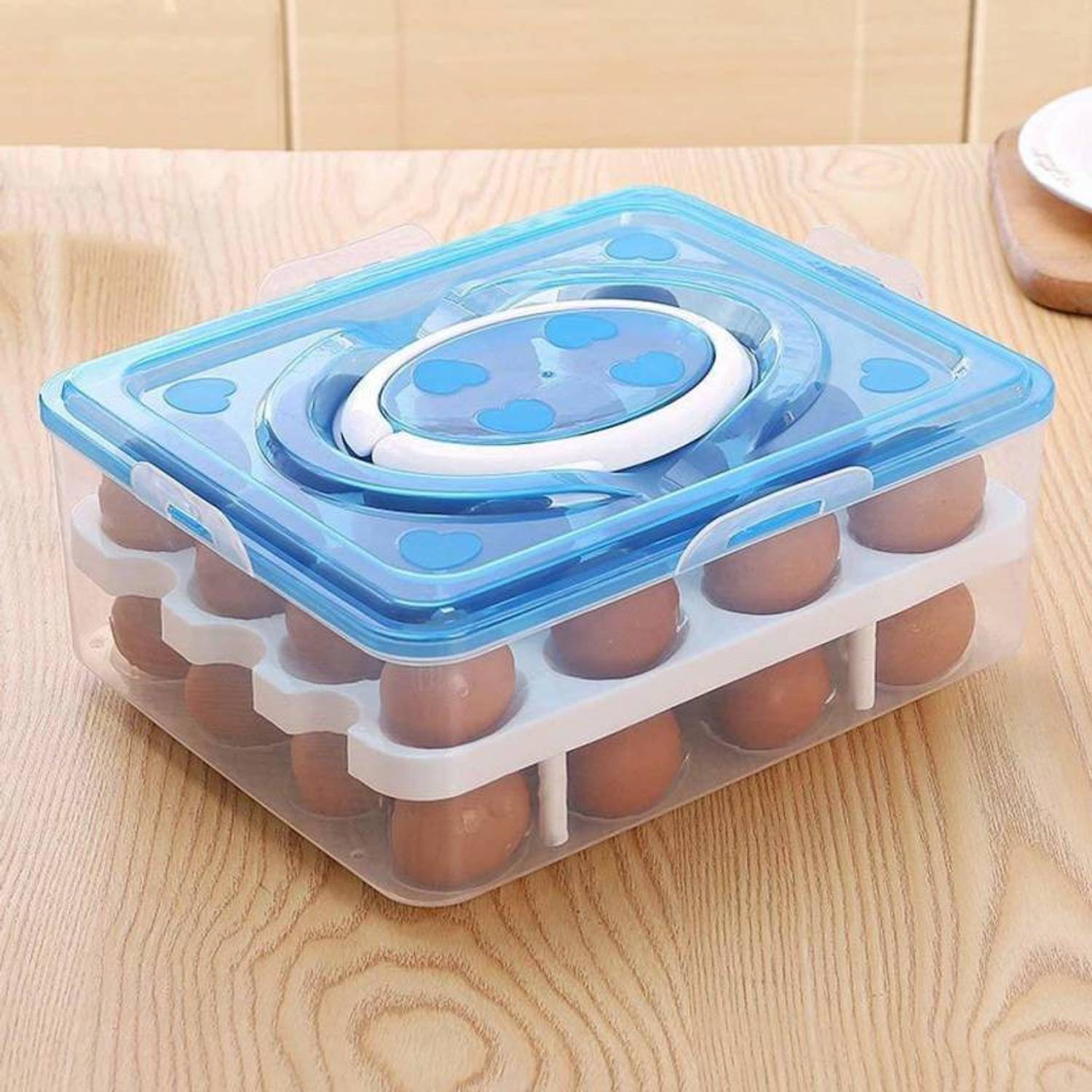 ACLIX Plastic Egg Container - 2.5 dozen