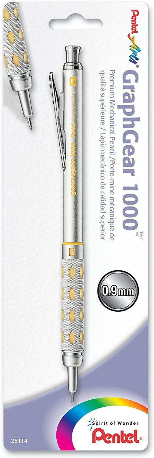 Image of PENTEL Arts GraphGear 1000 0.9mm Premium Mechanical Pencil (PG1019GPABP) Pencil