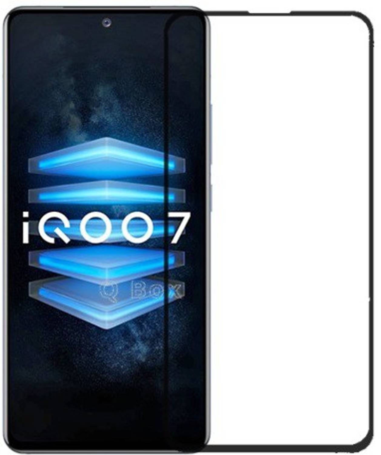 Q Box Edge To Edge Tempered Glass for Vivo IQOO 7