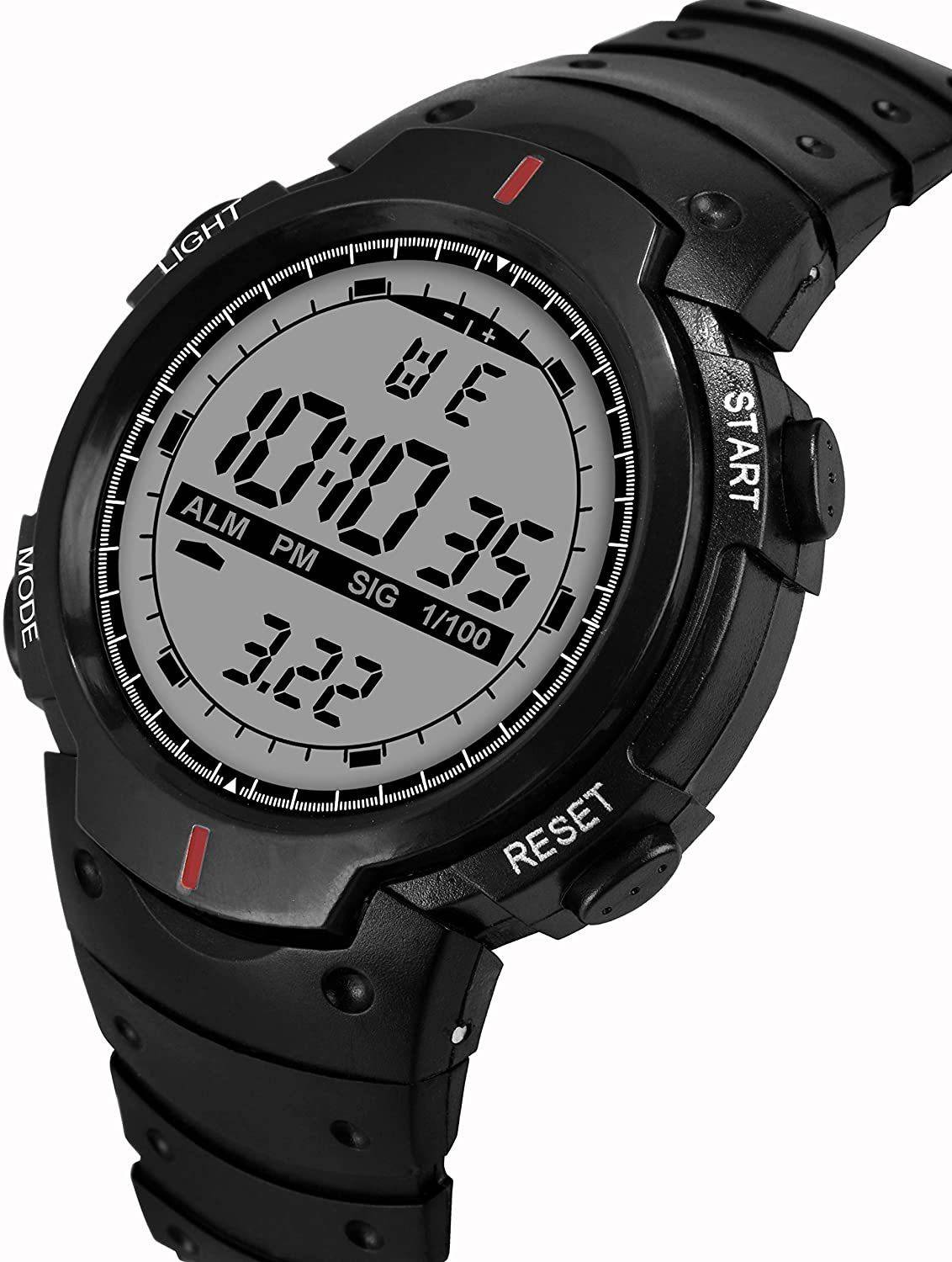 rv traders SPFIT-1109 Black Digital Sports Watch - Image 4