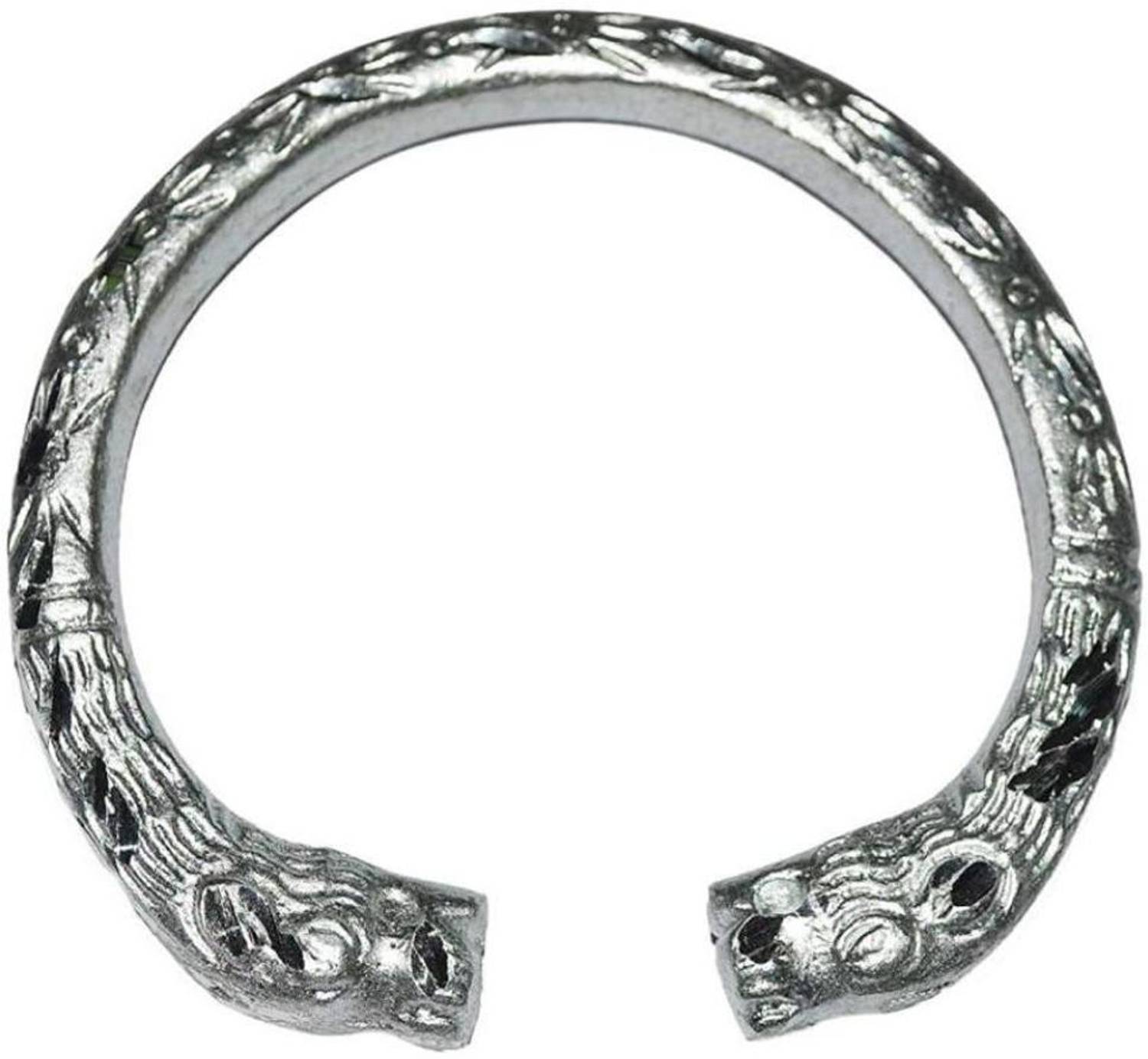 AGRODAK Metal Silver Coated Kada