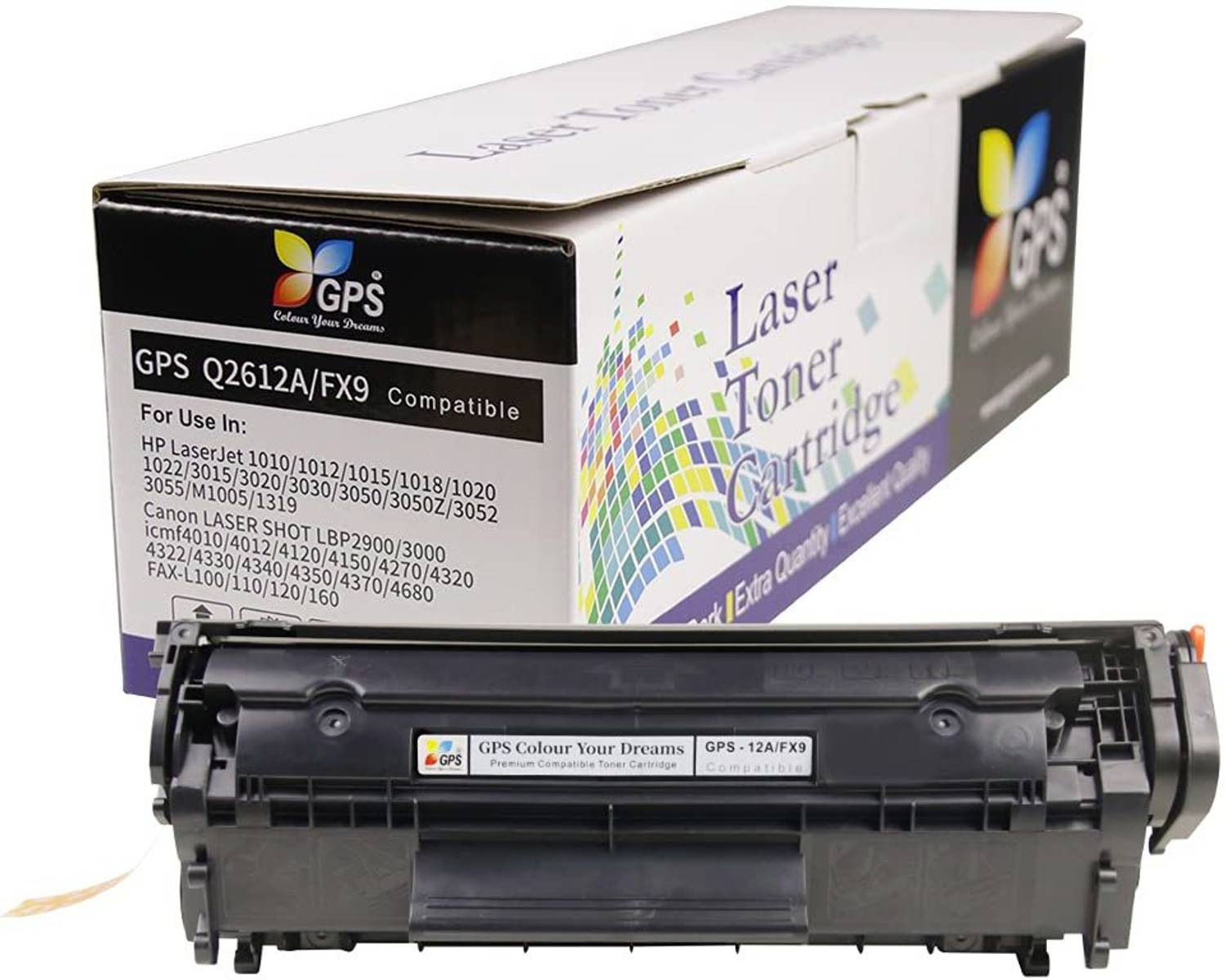 GPS Colour Your Dreams Gps HP LaserJet M1319f / M1319f MFP Multifunction Printer Comptible Toner Cartridges Black Ink Toner