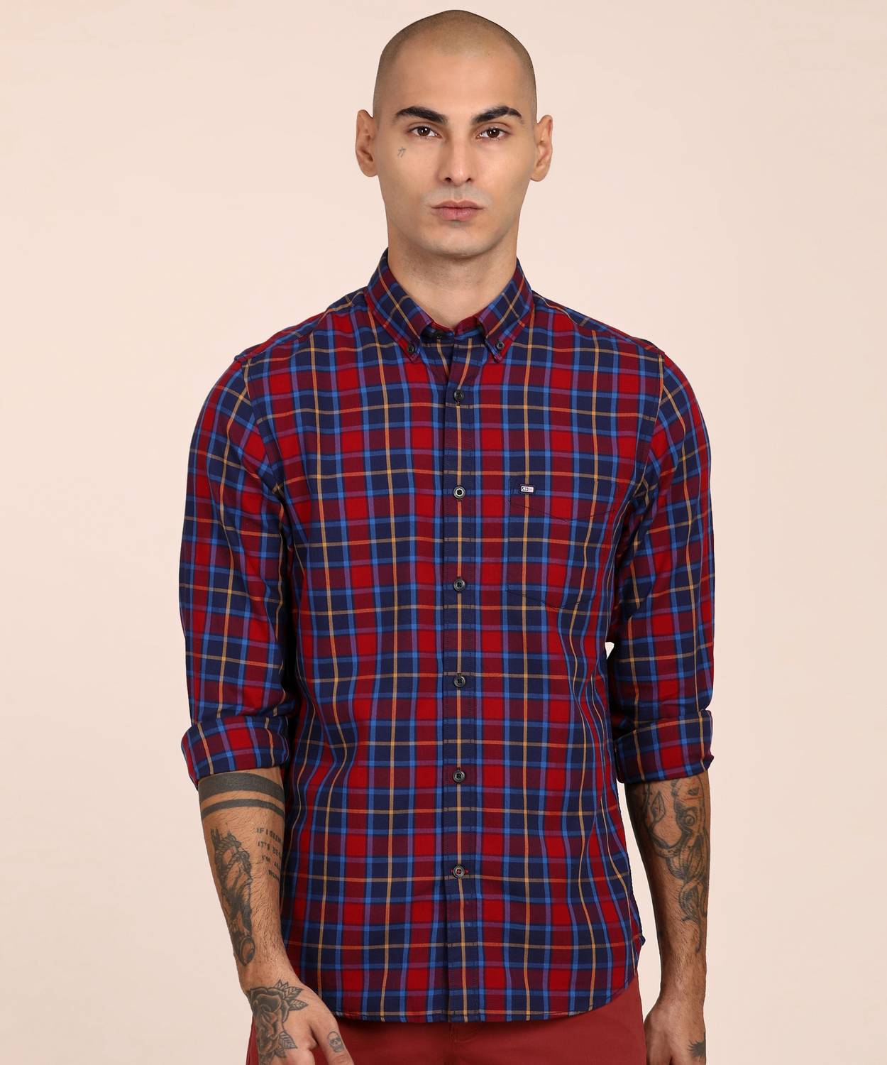 Arrow Sport Men Checkered Casual Multicolor Shirt