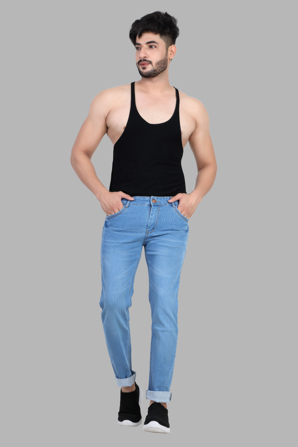 Image of FabTag - RAGZO Slim Men Blue Jeans
