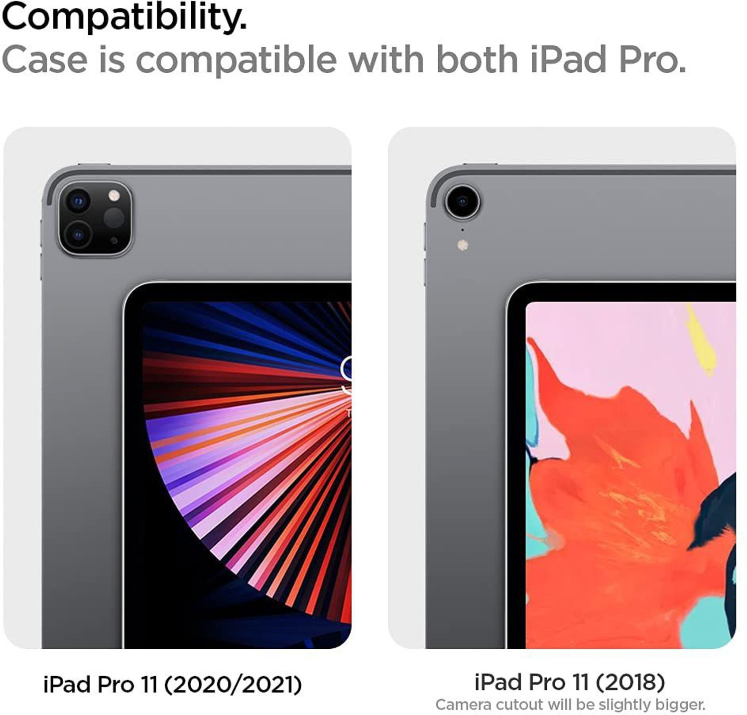 Image of Spigen Rugged Armor Pro Back Cover for Apple iPad Pro 11 inch