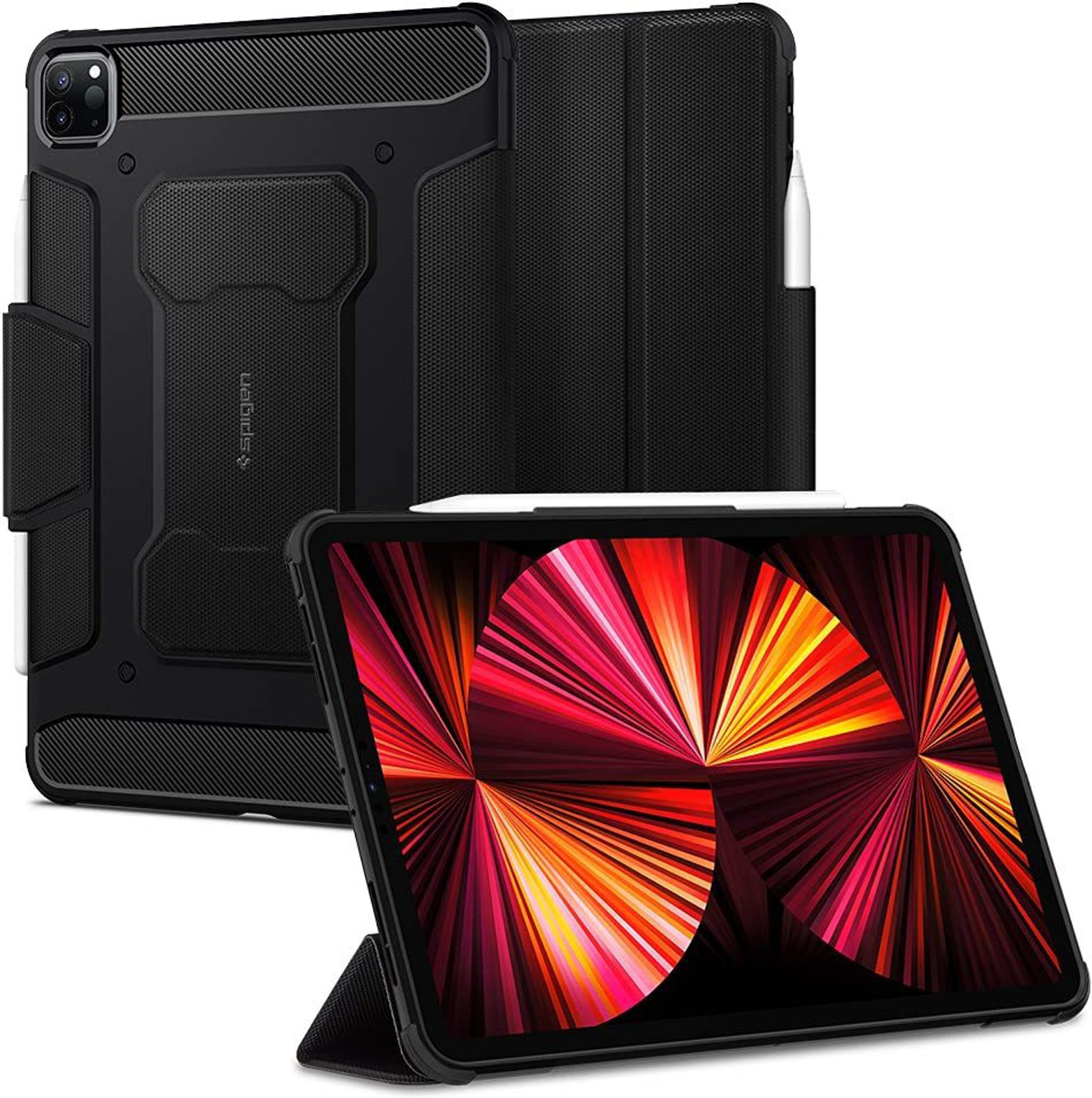Image of Spigen Rugged Armor Pro Back Cover for Apple iPad Pro 11 inch