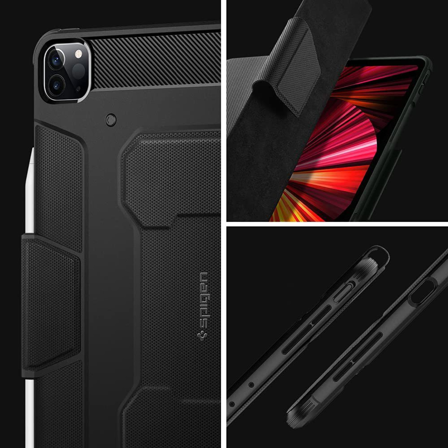 Image of Spigen Rugged Armor Pro Back Cover for Apple iPad Pro 11 inch