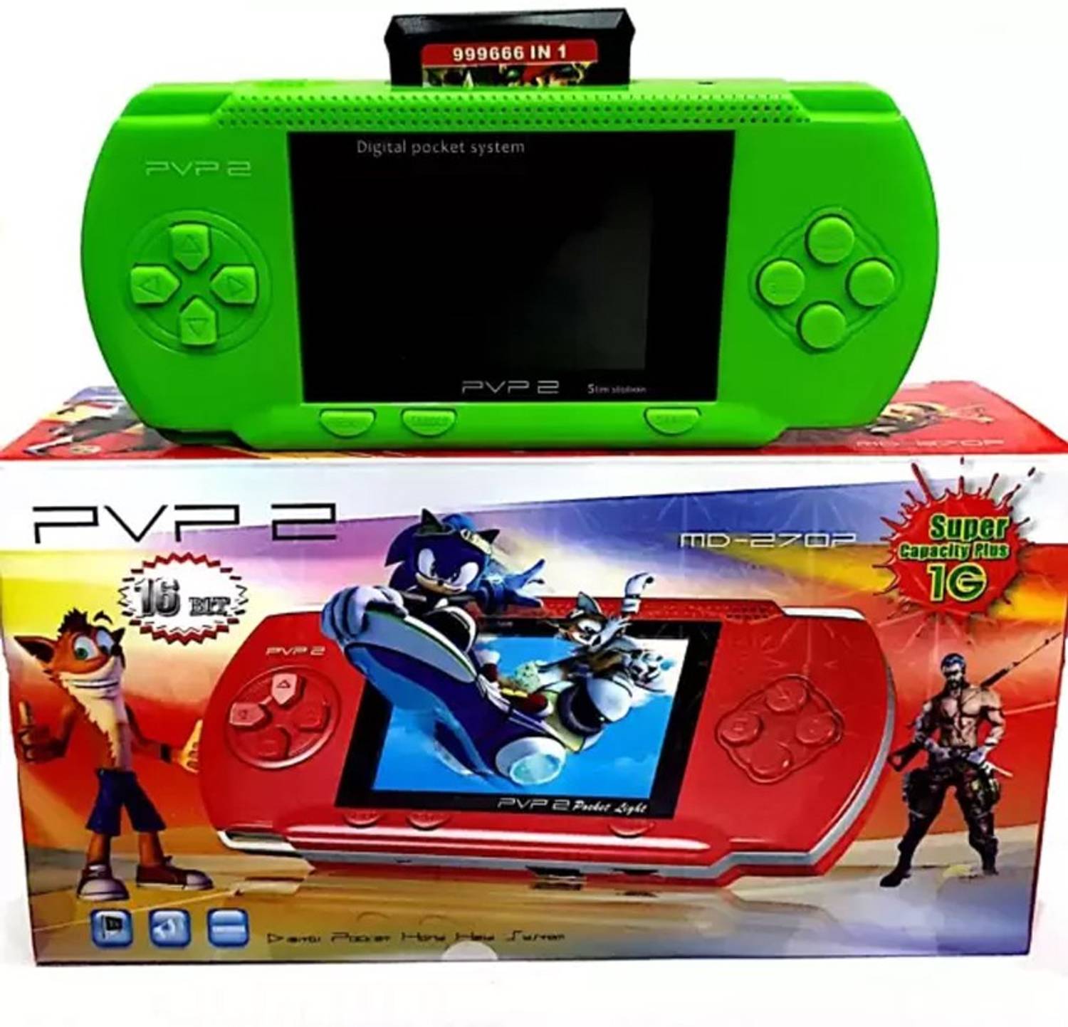 tsw Best PVP2 Station 16bit Gaming Console 1 GB PSP Console with SUPER MARIO Handheld Gaming Console