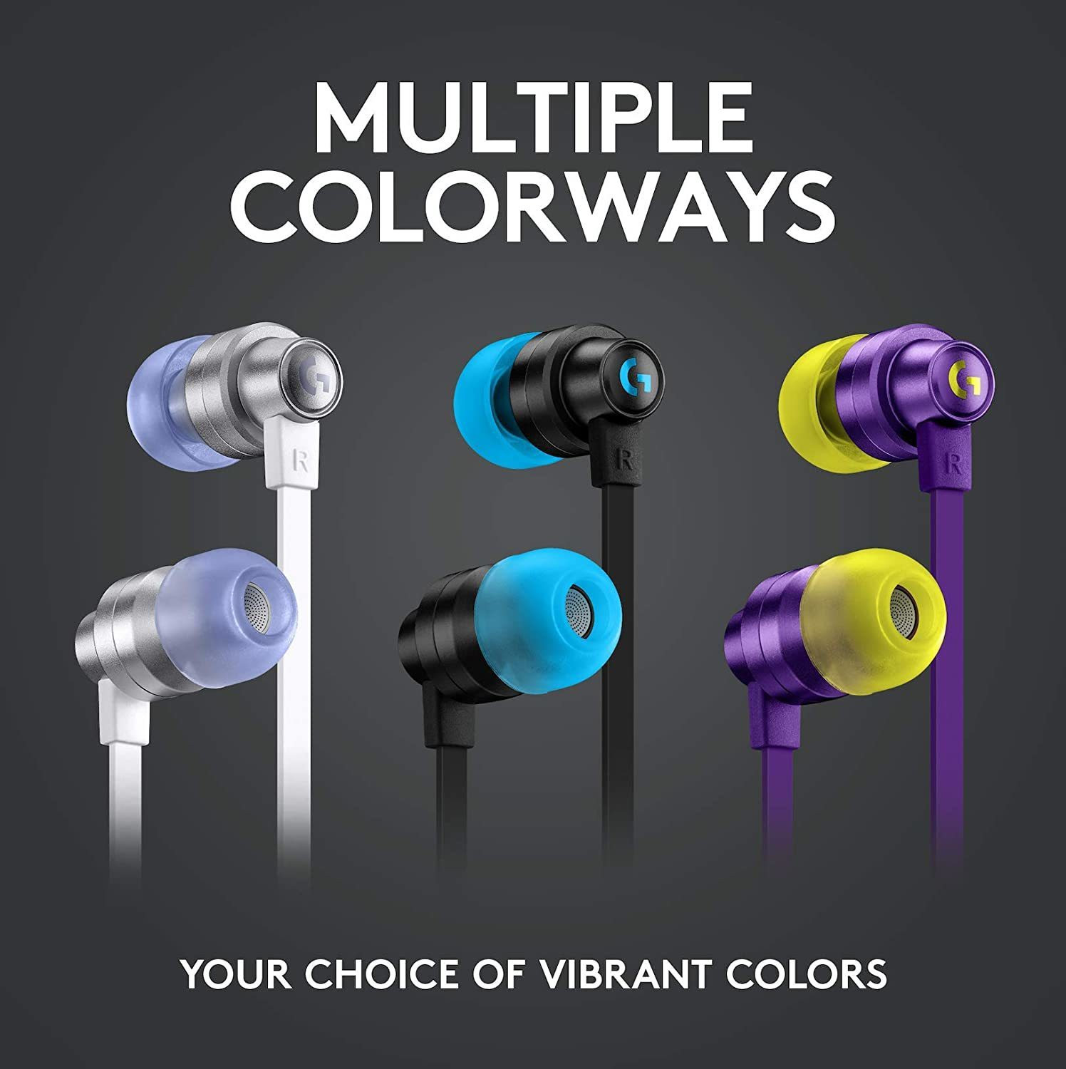 Image of Logitech G333 Gaming Earphones Wired Gaming