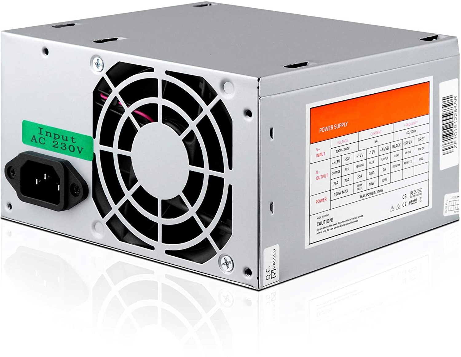 NetFit All Computer SMPS Power Supply 450 Watts Computer PSU with 2 ...