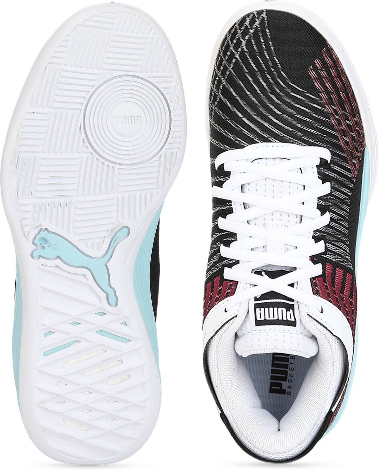 Puma Clyde All-Pro Basketball White Black Pink Men Size 11 Shoes Puma Clyde All-Pro Performance Review – Hoops Sneakers main image 3