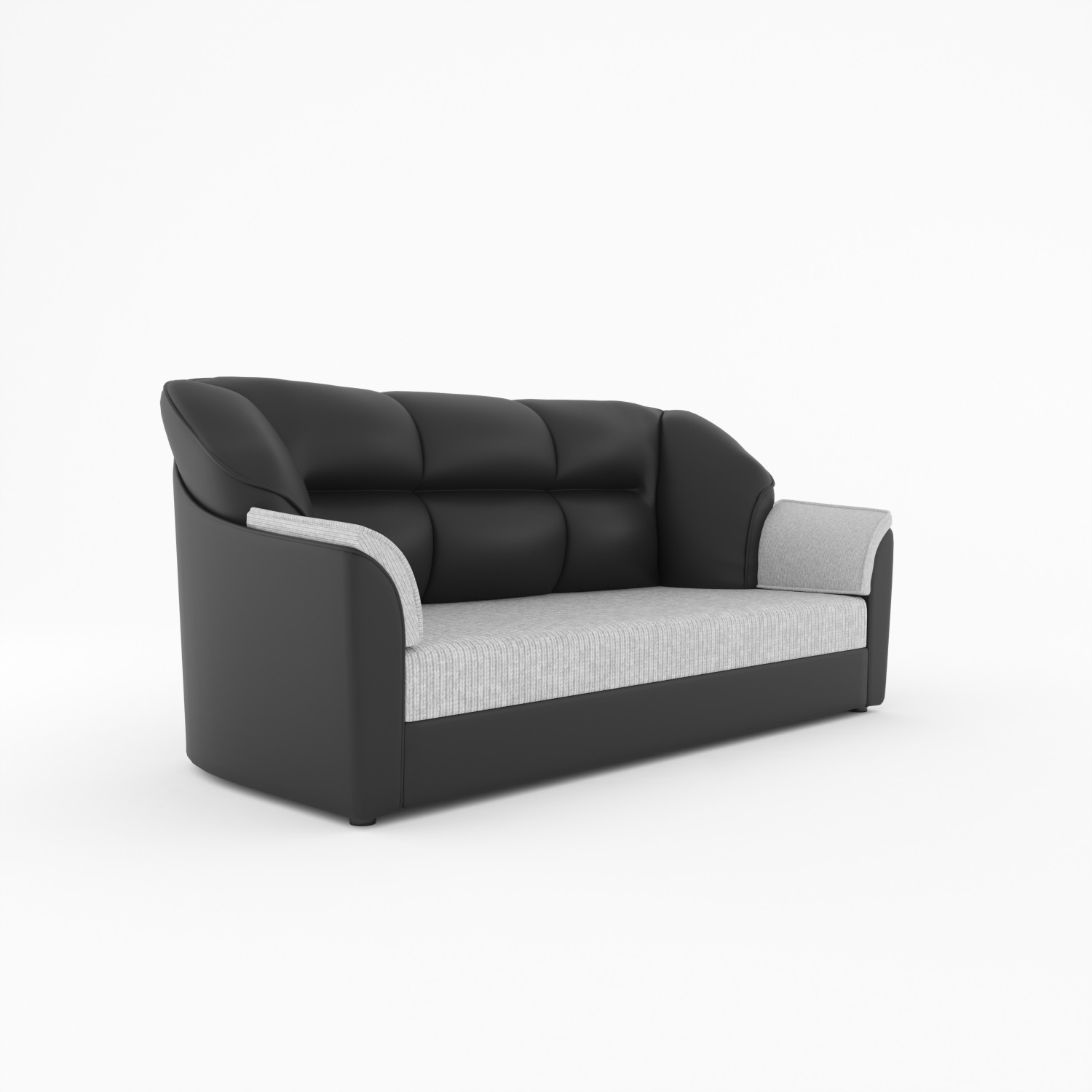 Image of WESTIDO Cyrus Leatherette 3 + 1 + 1 Sofa Set