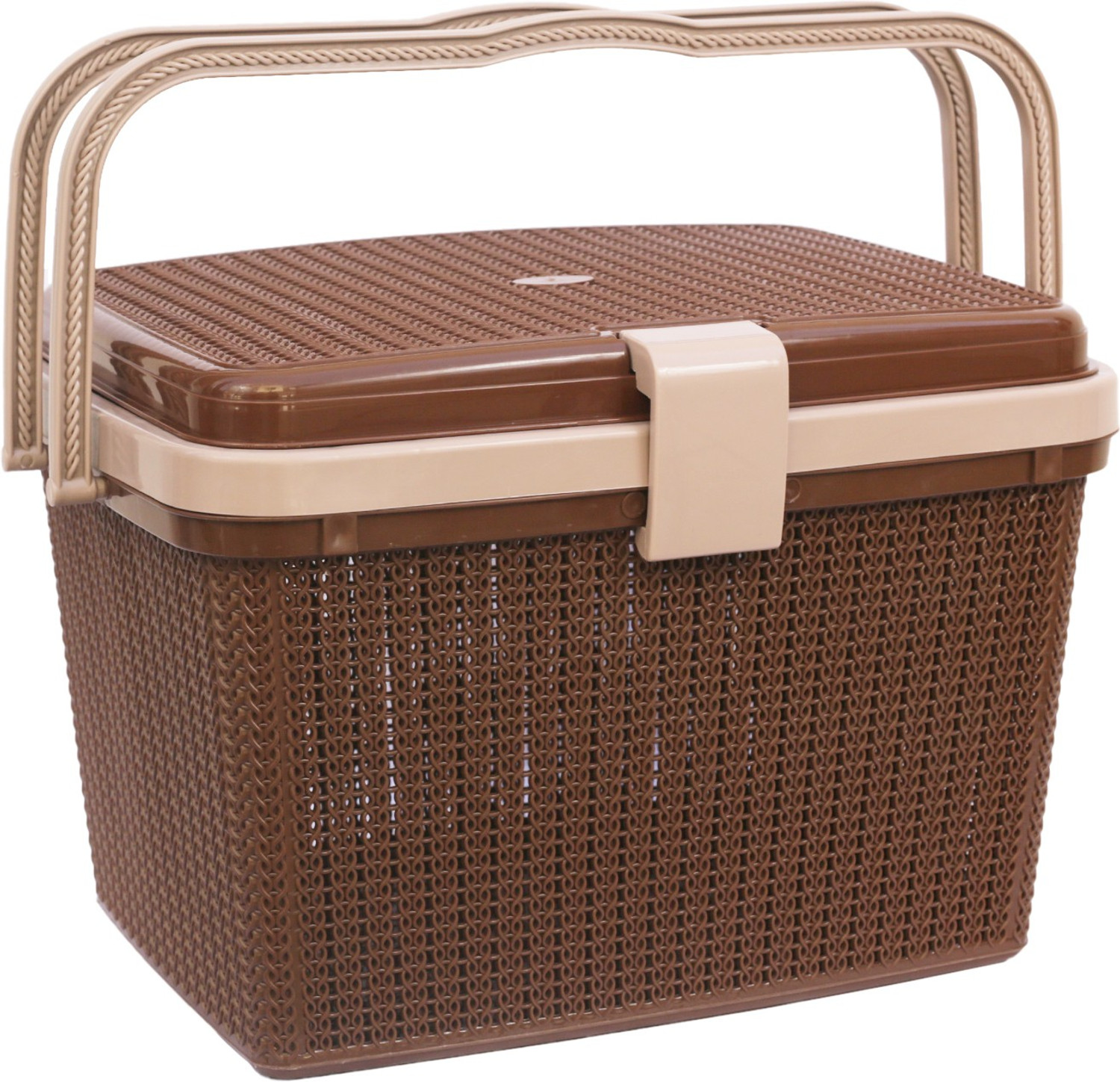 Image of GALOOF Plastic 25L Multi Utility Picnic Basket /Cloth Storage /Shopping Basket /Toy Storage Storage Basket