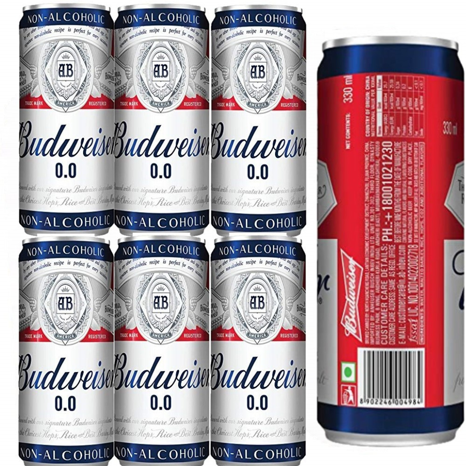 Image of Budweiser Bw0 0.0 Carbonated Beverage