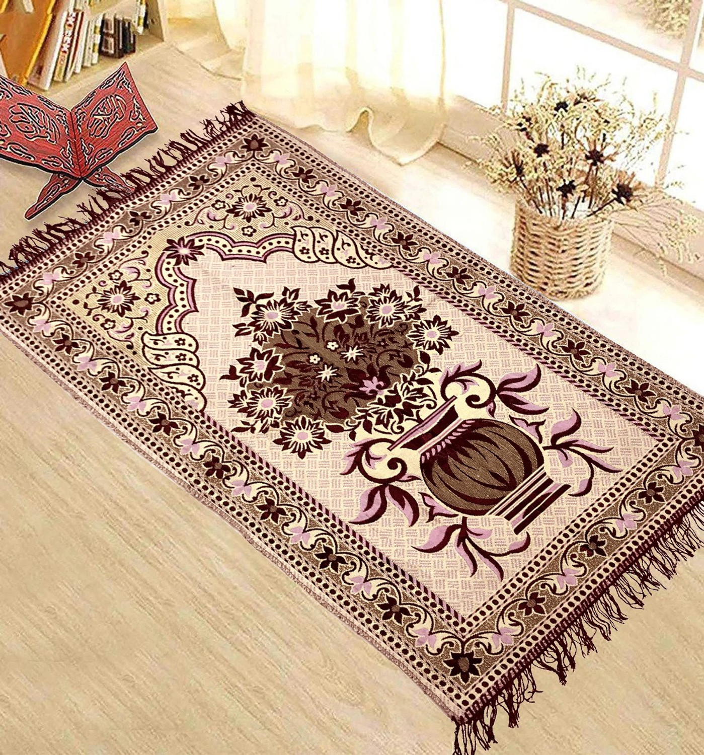 Image of WEAVERS VILLA Cotton Prayer Mat