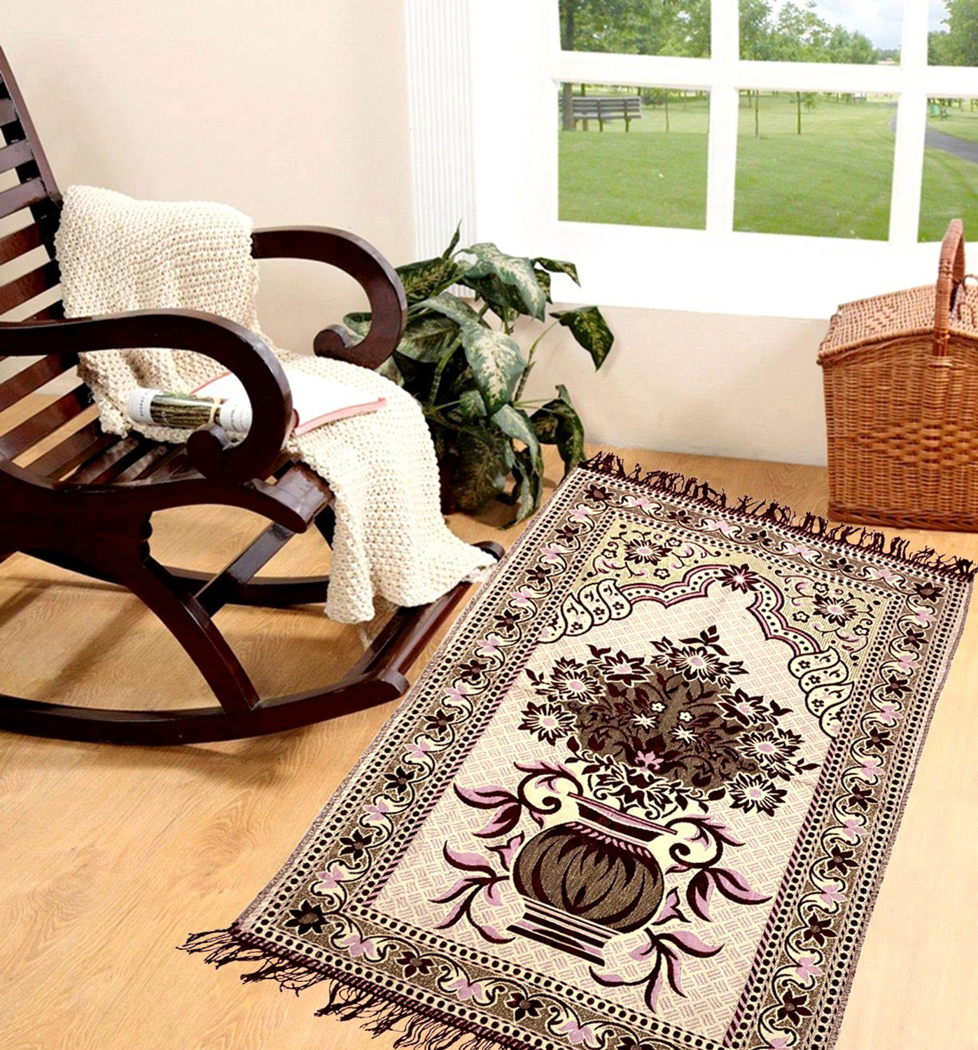 Image of WEAVERS VILLA Cotton Prayer Mat
