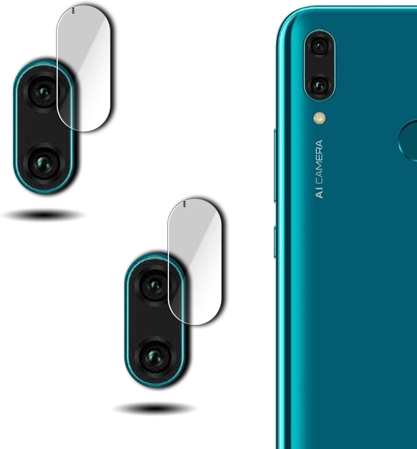 ASTARD Back Camera Lens Glass Protector for Huawei Y9 2019